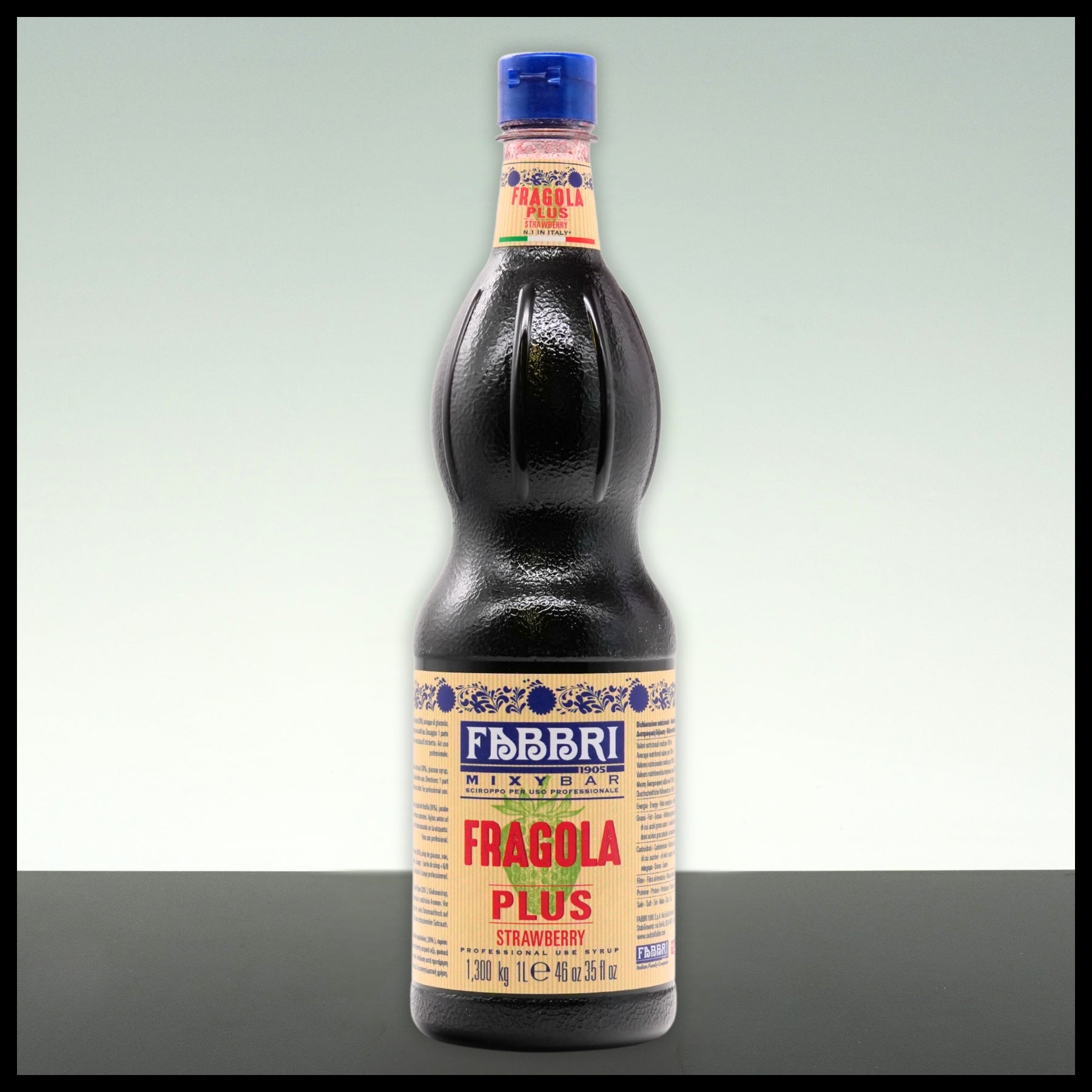 Fabbri Mixybar PLUS Erdbeere 1L - Trinklusiv