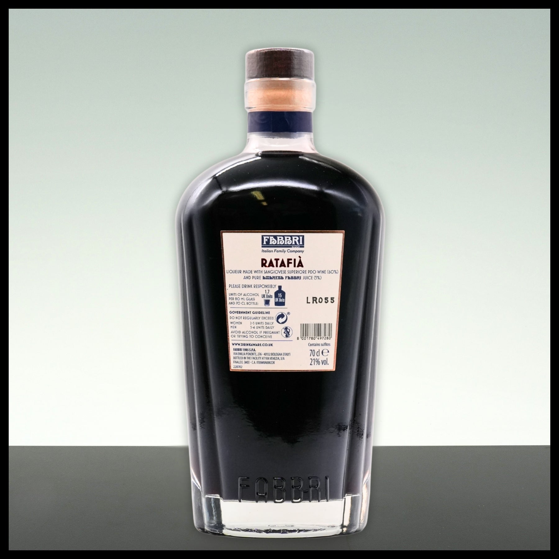 Fabbri Ratafia Elixir di Amarena 0,7L - 21% Vol.
