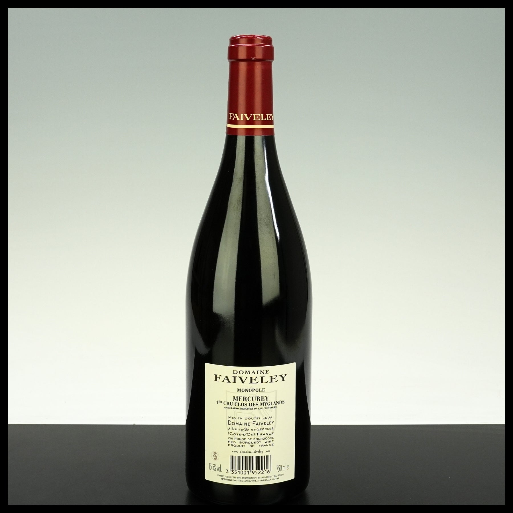 Faiveley Mercurey 1er Cru Clos des Myglands 2022 0,75L - 13,5% Vol. - Trinklusiv