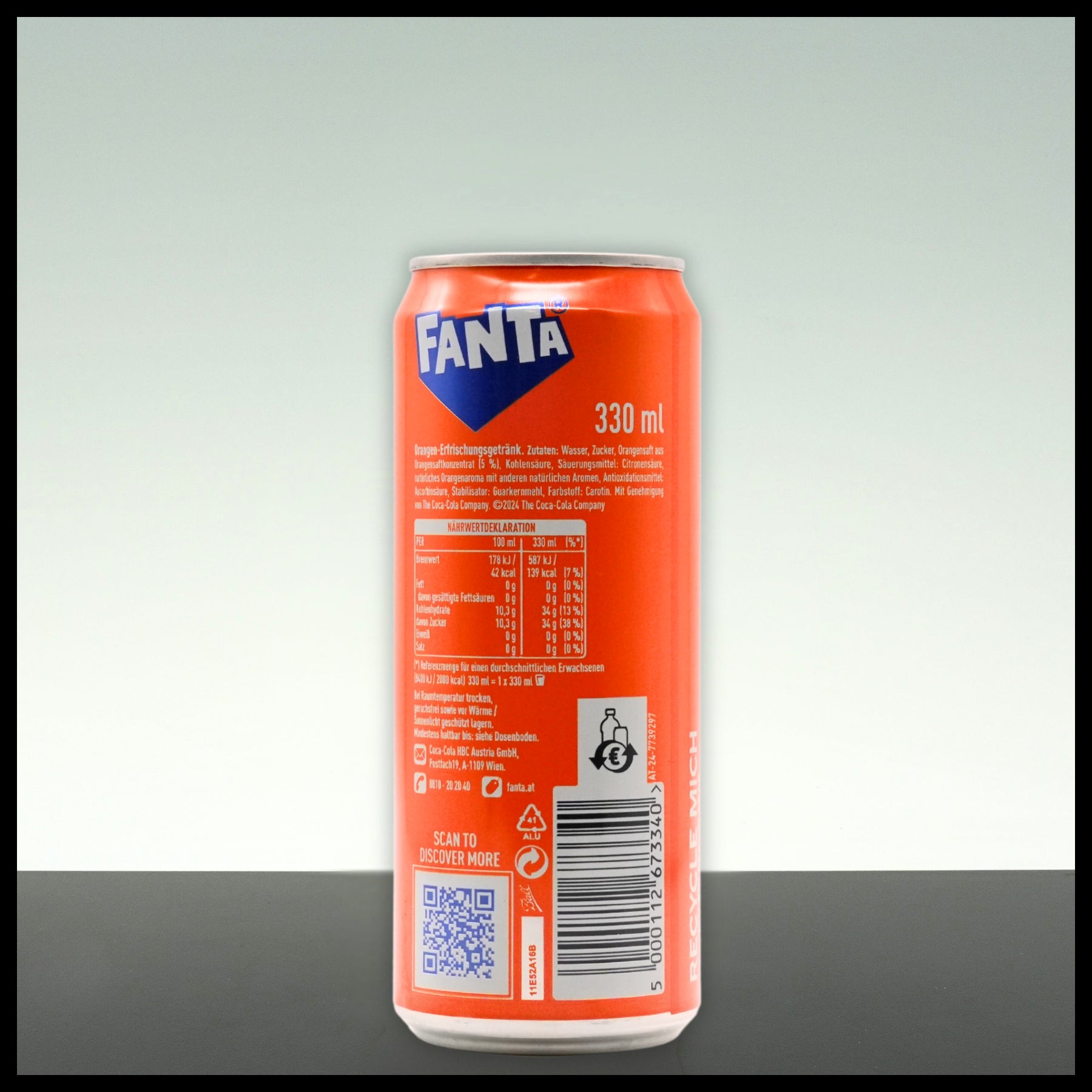 Fanta Orange Dose 0,33L - Trinklusiv