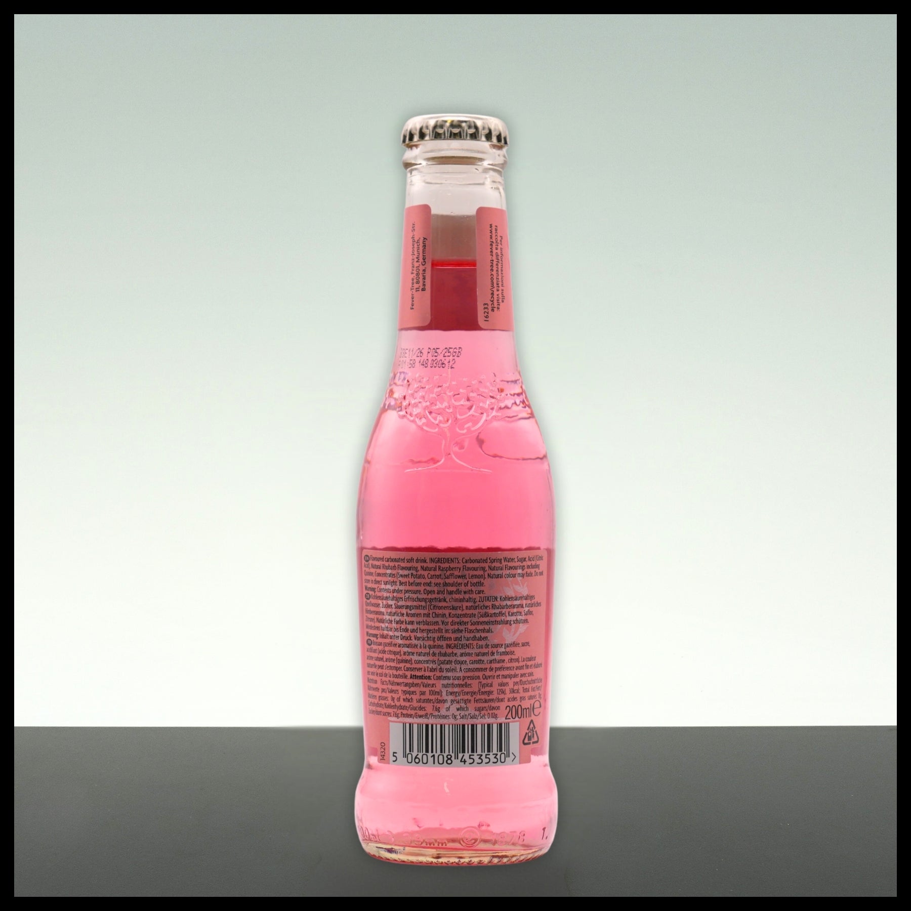 Fever-Tree Raspberry & Rhubarb Tonic Water 0,2L - Trinklusiv