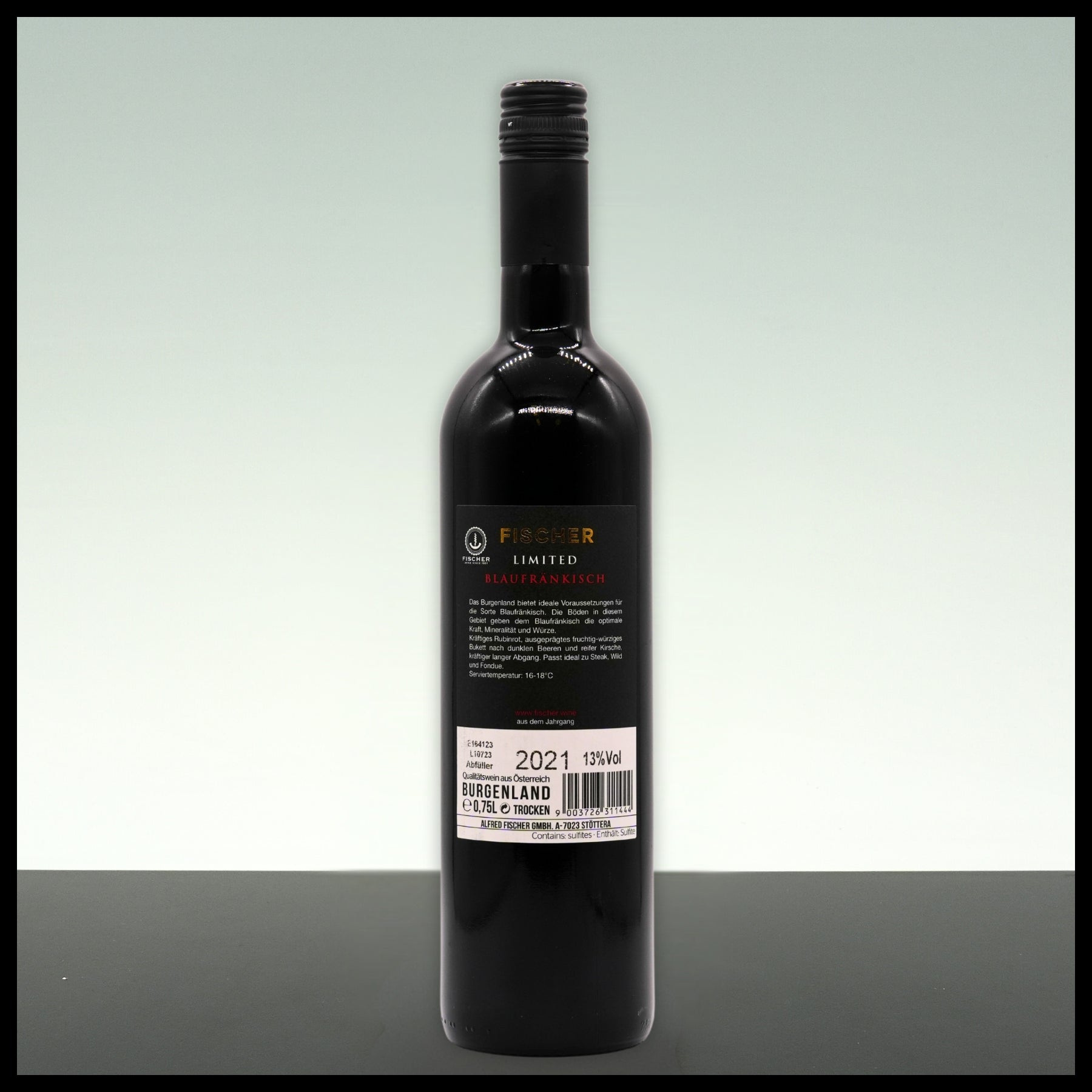Fischer Blaufränkisch Limited 2021 0,75L - 13% Vol. - Trinklusiv
