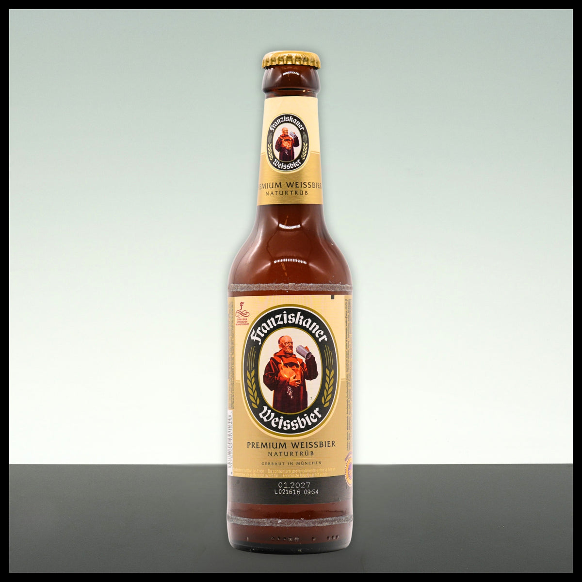 Franziskaner Weißbier Hefe Hell 0,33L - 5% Vol. - Trinklusiv
