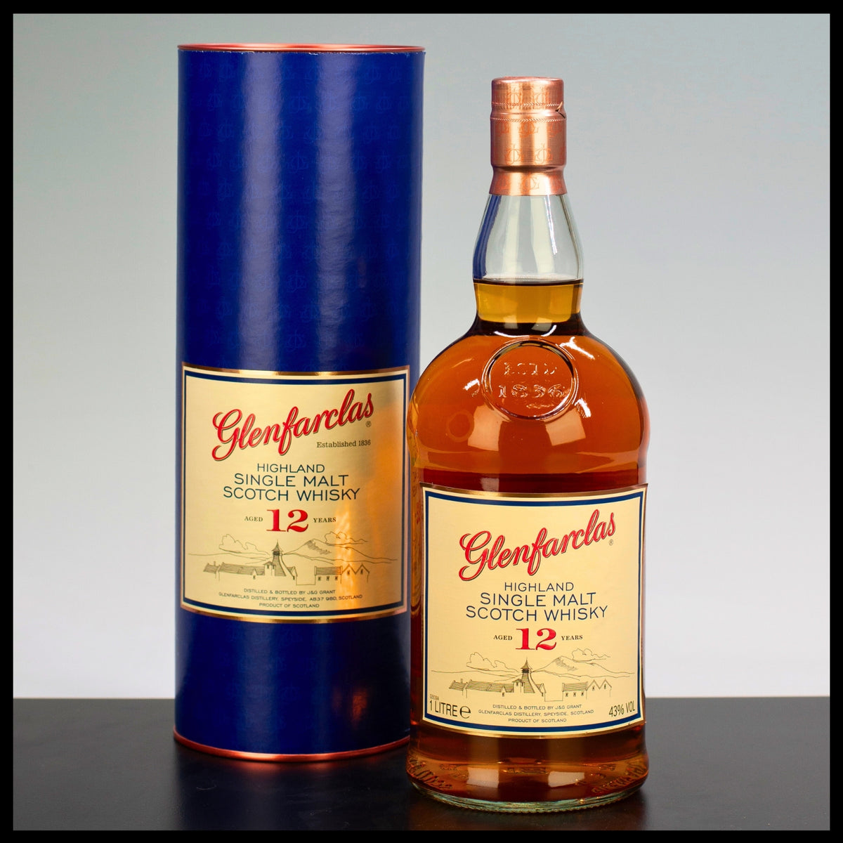 Glenfarclas 12 YO Single Malt Whisky 1L - 43% Vol. - Trinklusiv