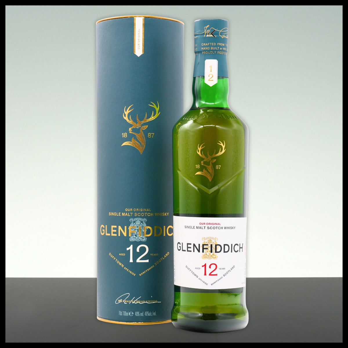 Glenfiddich 12 YO Single Malt Whisky 0,7L - 40% Vol.