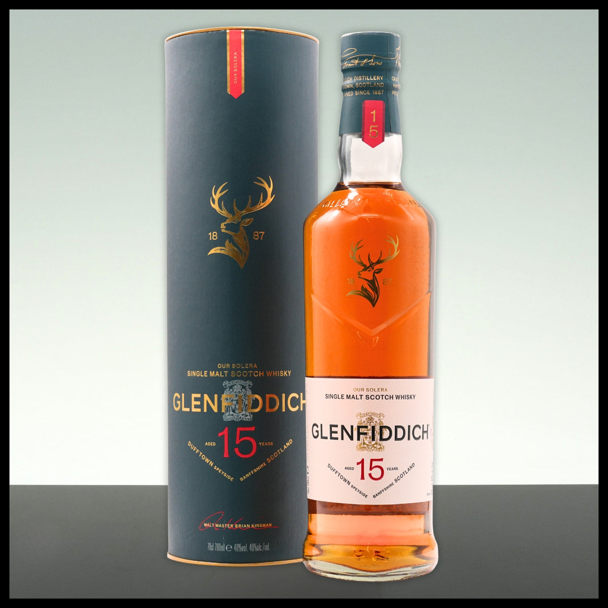 Glenfiddich 15 YO Single Malt Whisky 0,7L - 40% Vol. - Trinklusiv