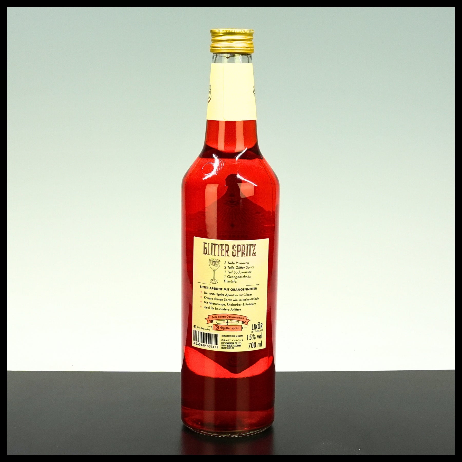 Glitter Spritz Aperitivo 0,7L - 15% Vol. - Trinklusiv