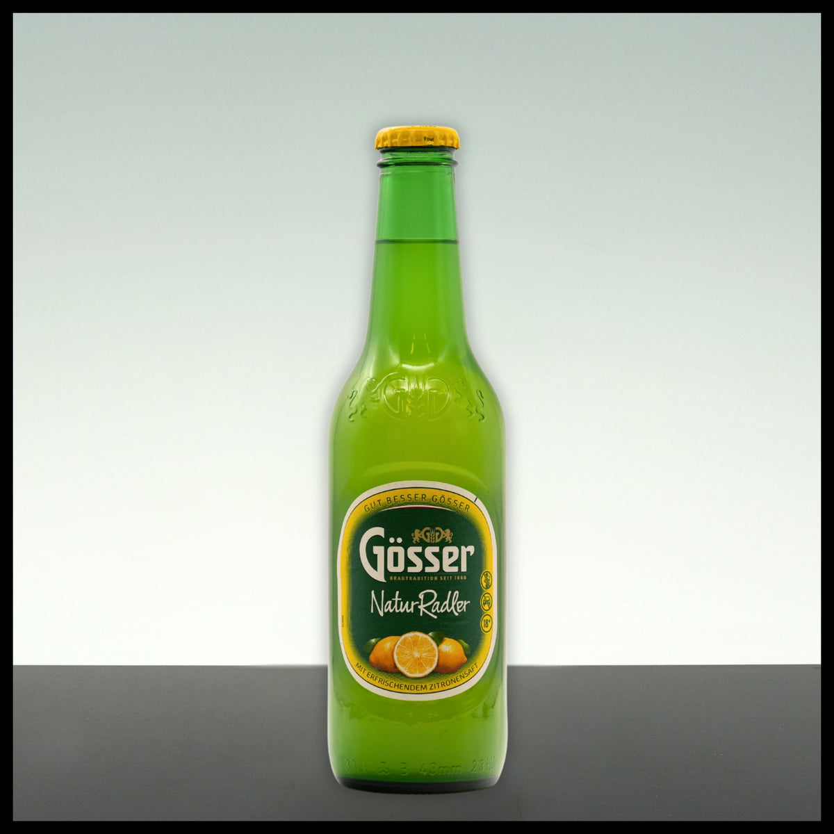Gösser Naturradler Zitrone 0,33L - 2% Vol. - Trinklusiv