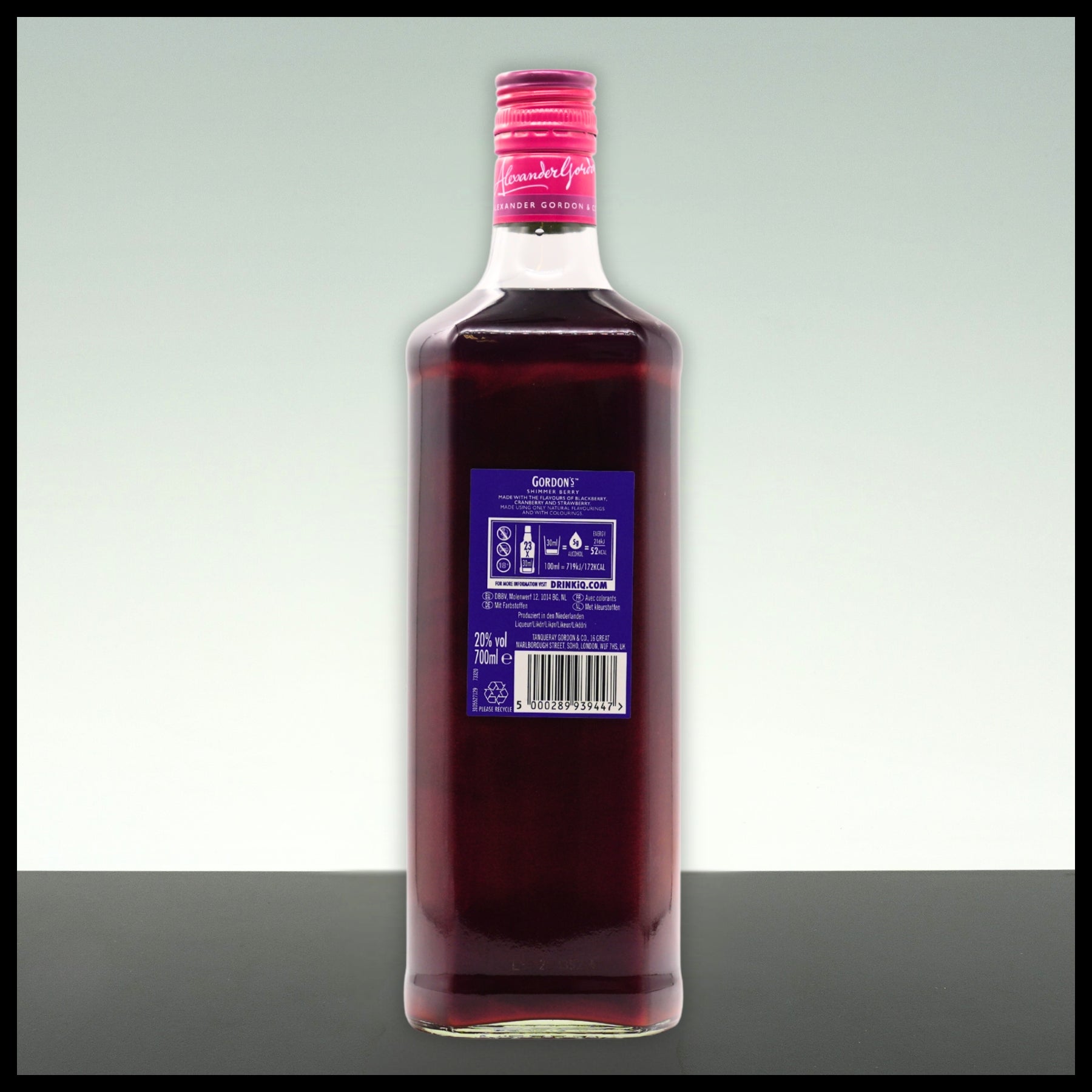 Gordon's Shimmer Berry Gin Liqueur 0,7L - 20% Vol.
