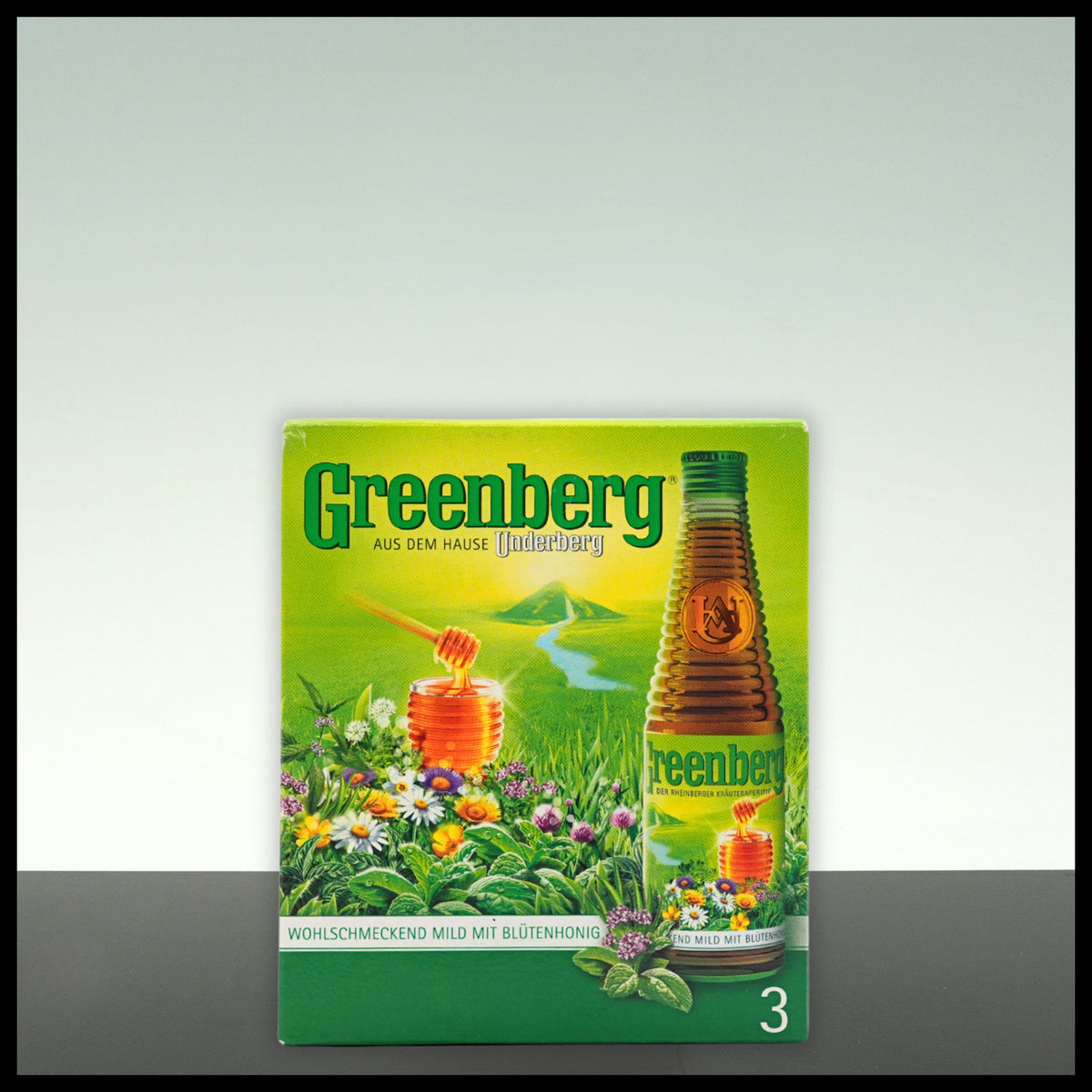 Greenberg Kräuterlikör by Underberg 3x 0,04L - 22% Vol. - Trinklusiv
