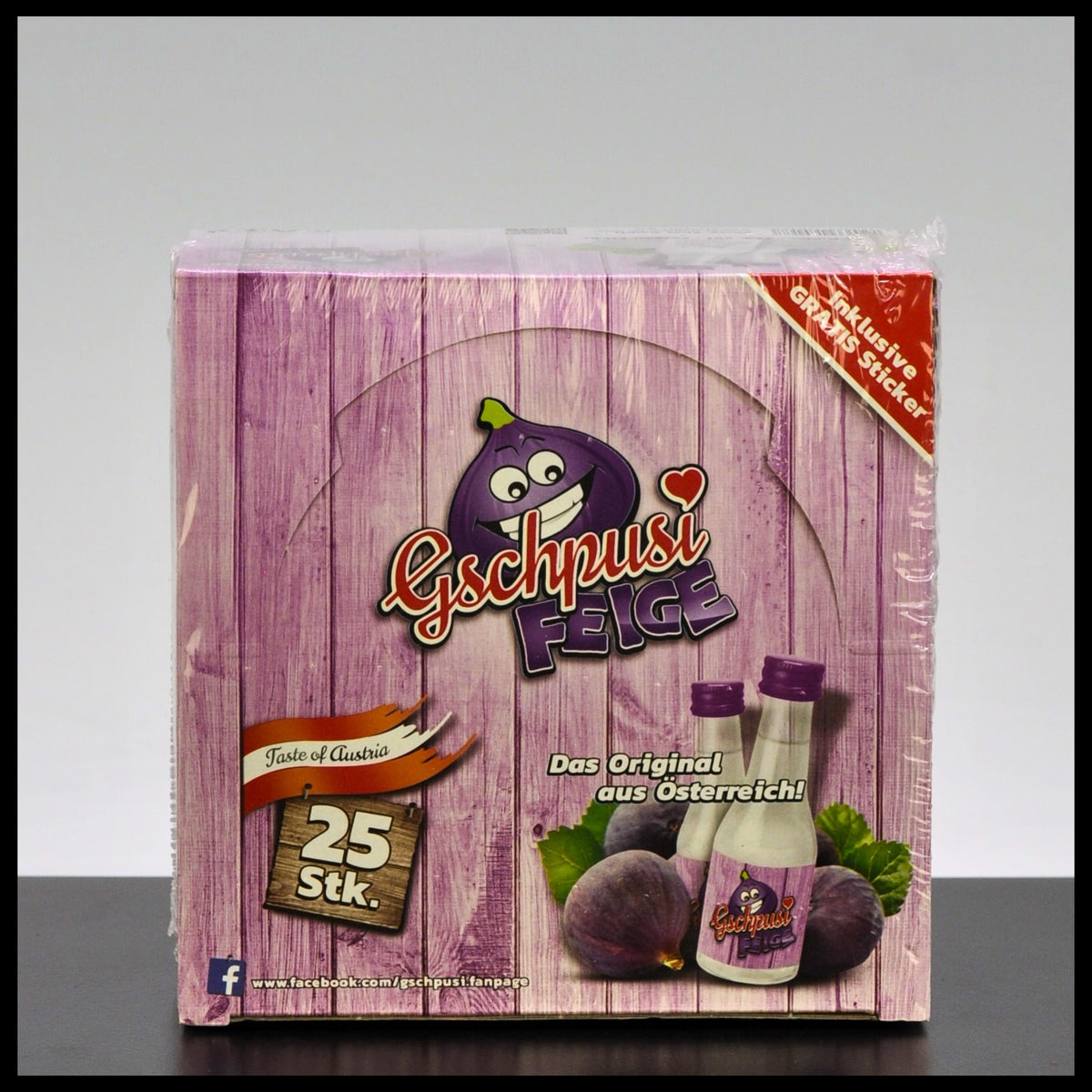 Gschpusi Feigen Likör 25x 0,02L - 17% Vol. - Trinklusiv