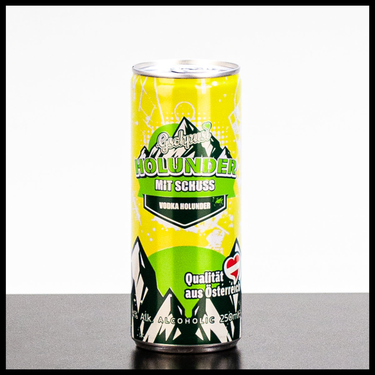 Gschpusi Holunder mit Schuss "Vodka-Holunder" 0,25L - 4% Vol. - Trinklusiv