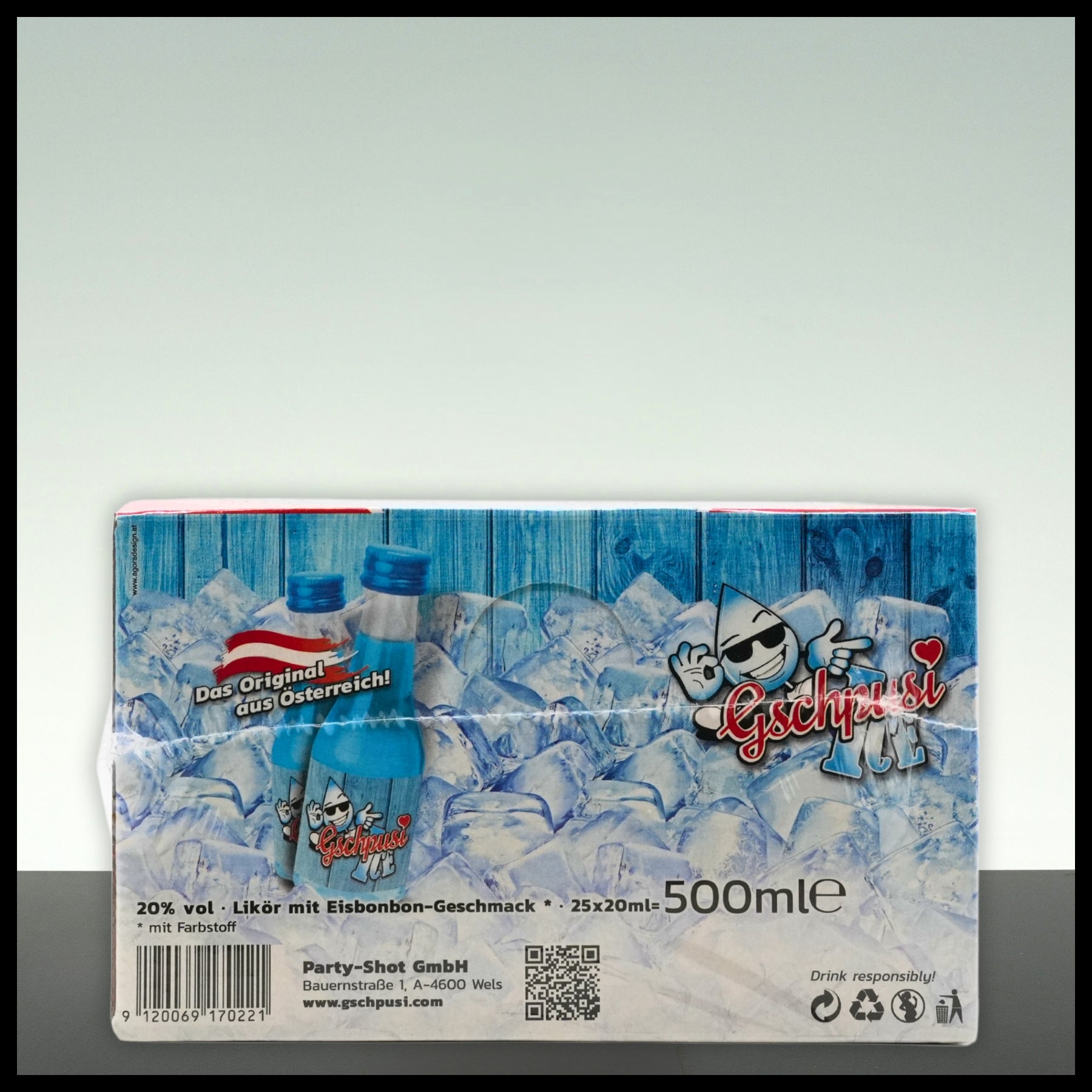 Gschpusi Ice Likör 25x 0,02L - 20% Vol. - Trinklusiv