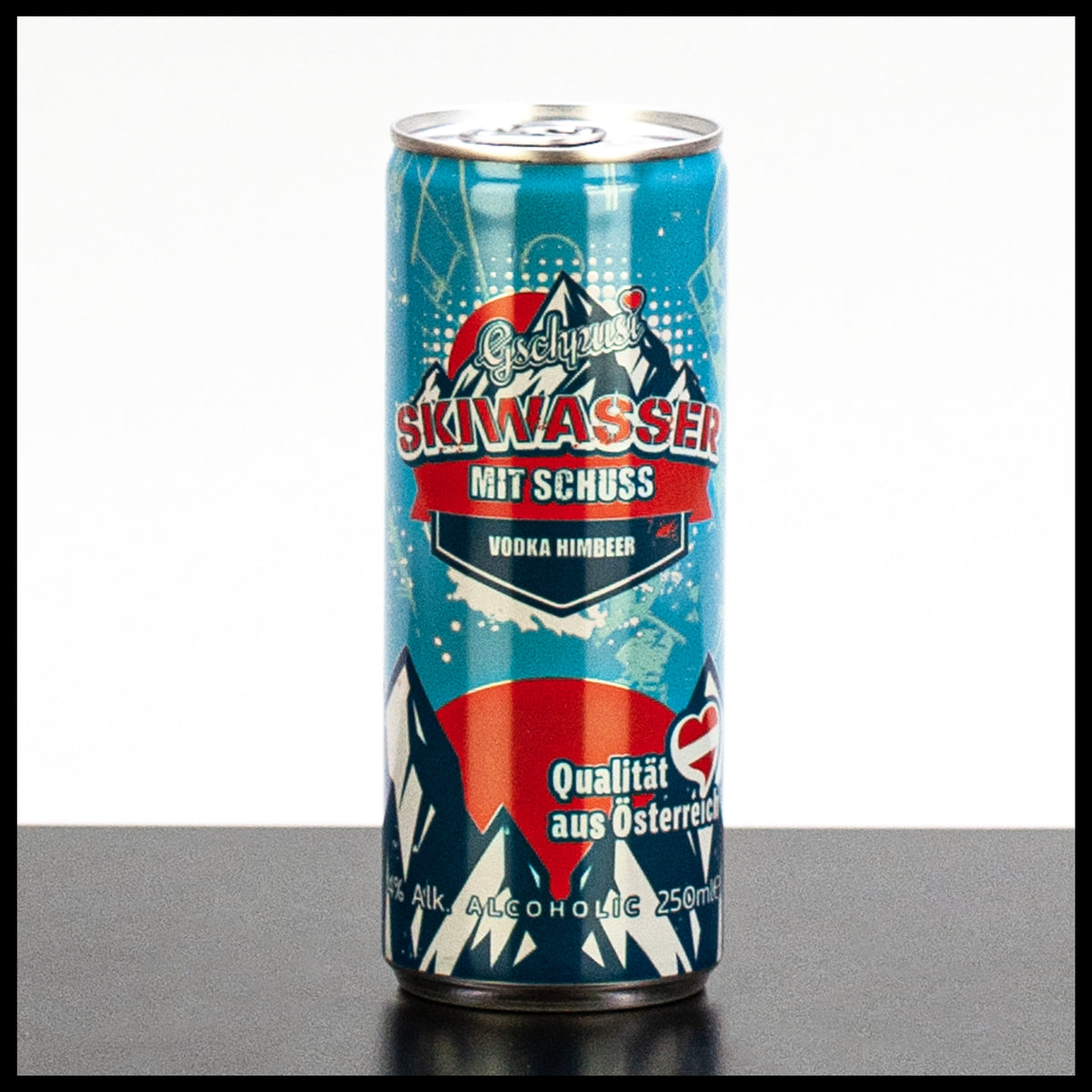 Gschpusi Skiwasser mit Schuss "Vodka-Himbeer" 0,25L - 4% Vol. - Trinklusiv