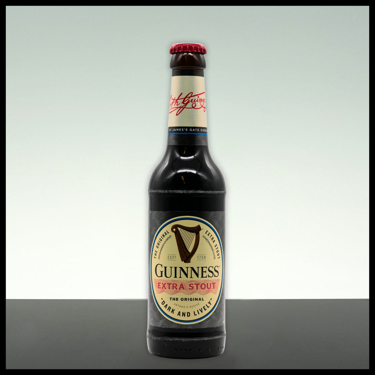 Guinness Extra Stout Flasche 0,33L - 5% Vol. - Trinklusiv