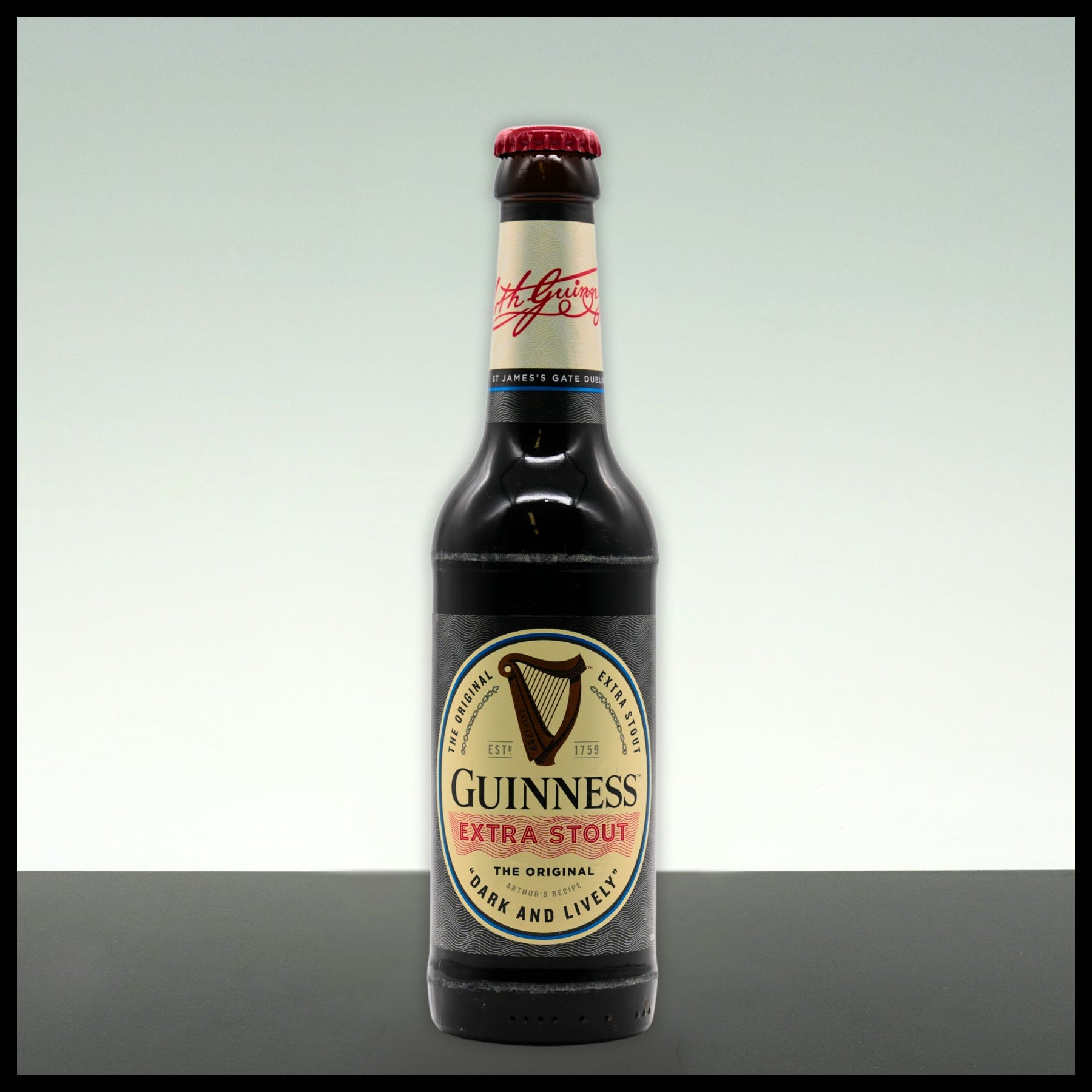 Guinness Extra Stout Flasche 0,33L - 5% Vol. - Trinklusiv