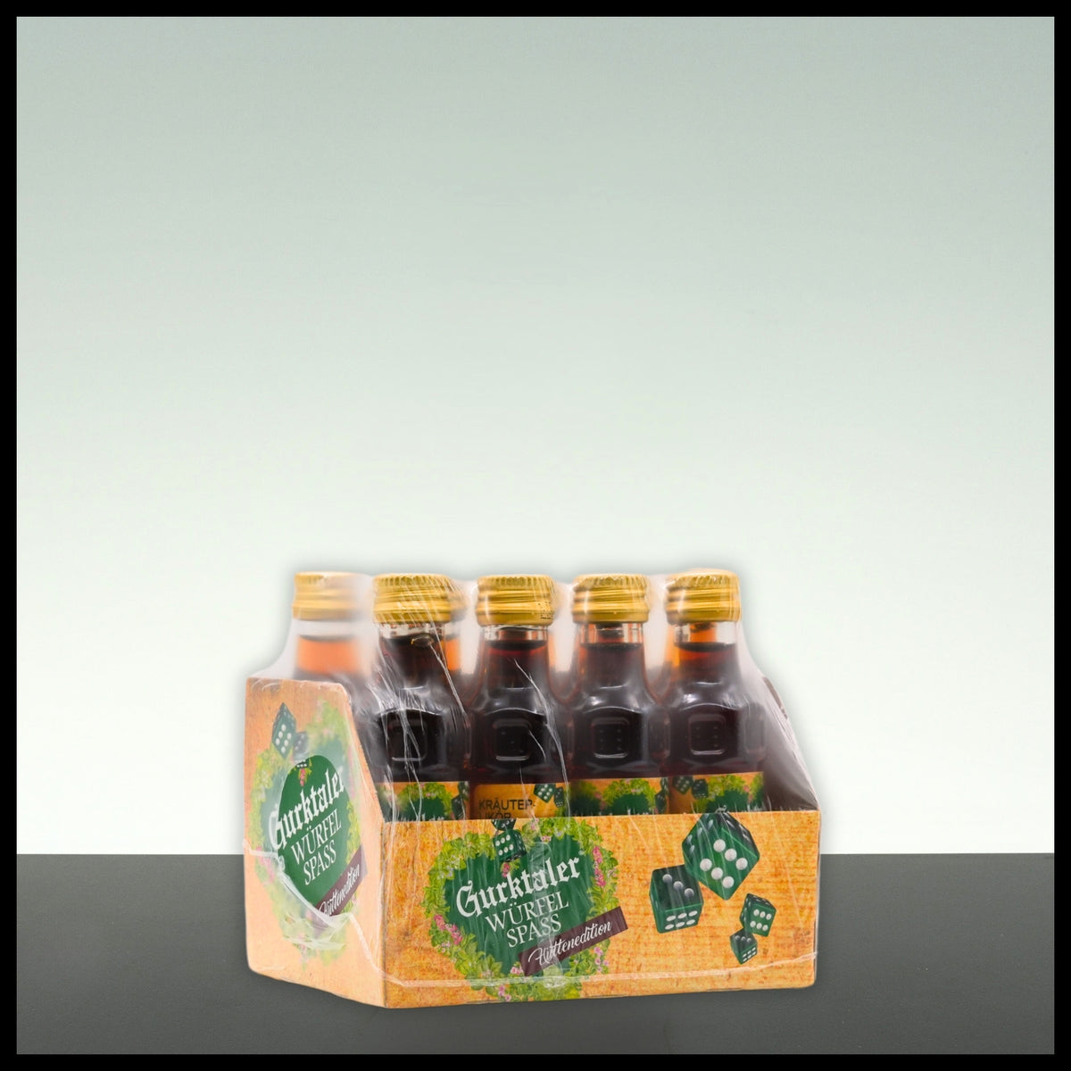 Gurktaler Alpenkräuter Würfelspaß Hüttenedition 12x 0,02L - 27% Vol. - Trinklusiv