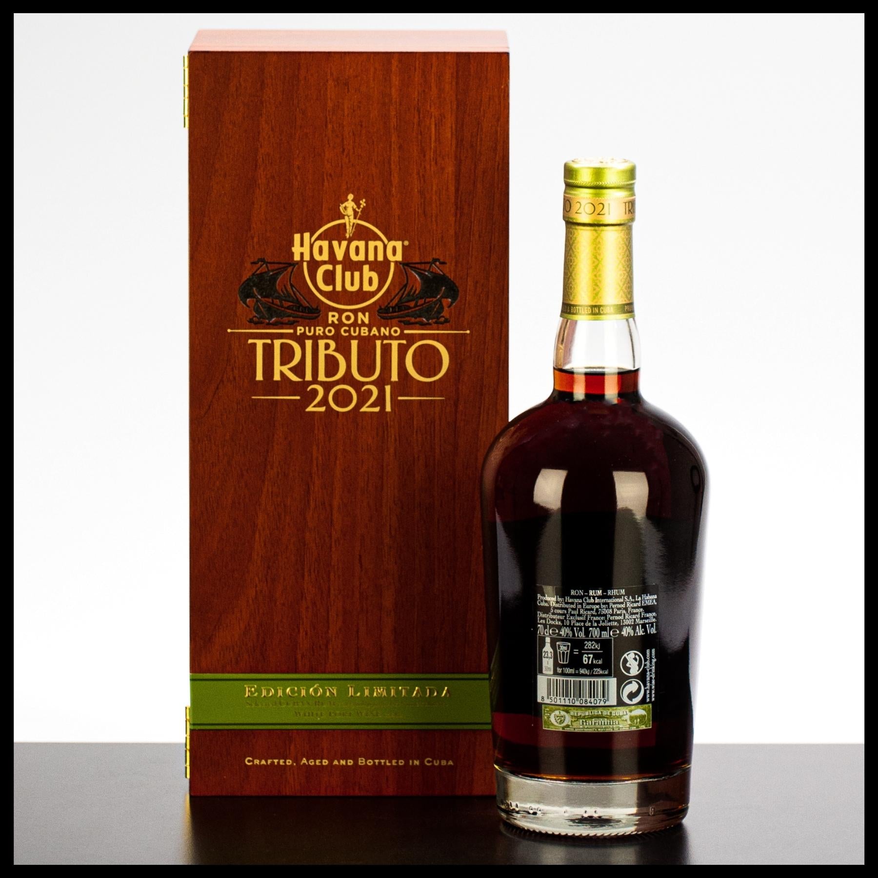 Havana Club Tributo 2021 Limited Edition Rum 0,7L - 40% Vol. - Trinklusiv