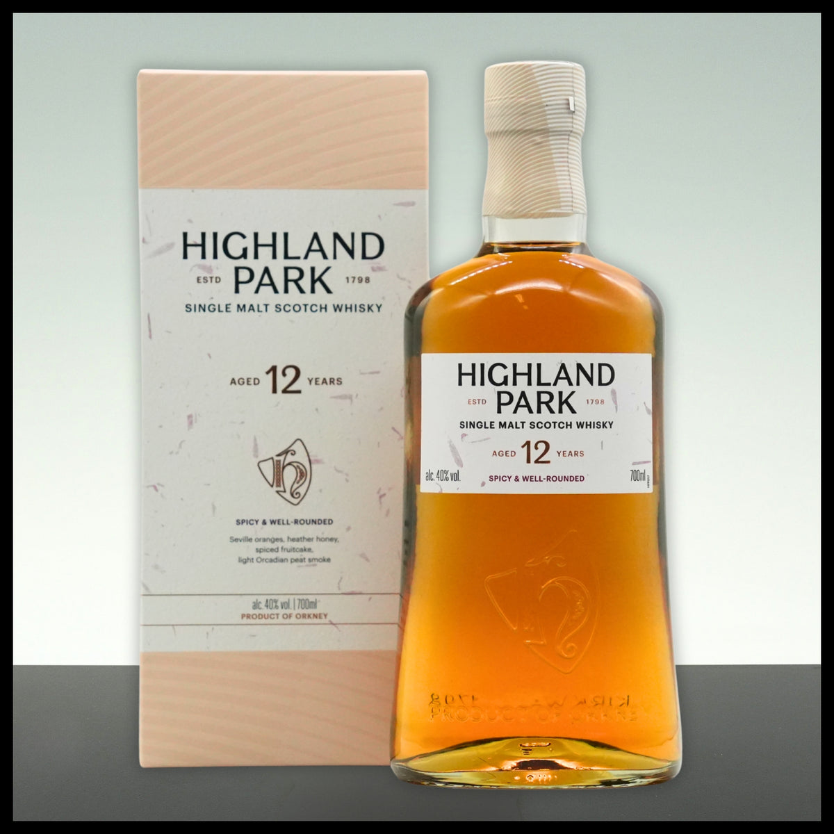 Highland Park 12 YO Single Malt Whisky 0,7L - 40% Vol. - Trinklusiv