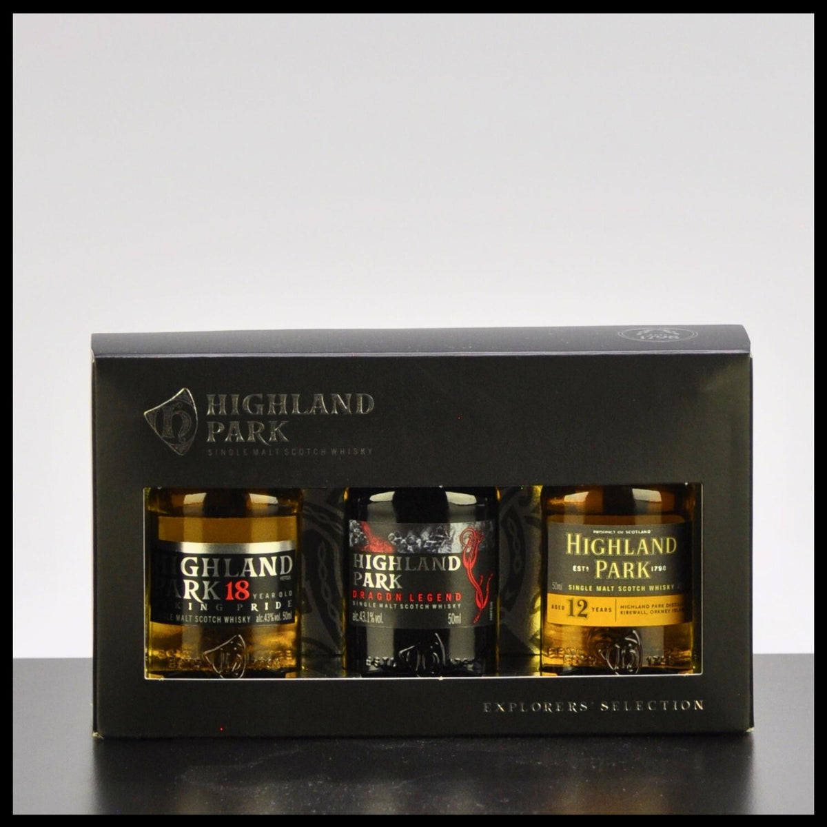 Highland Park Explorers Selection 3x 0,05L - 42,3% Vol. - Trinklusiv