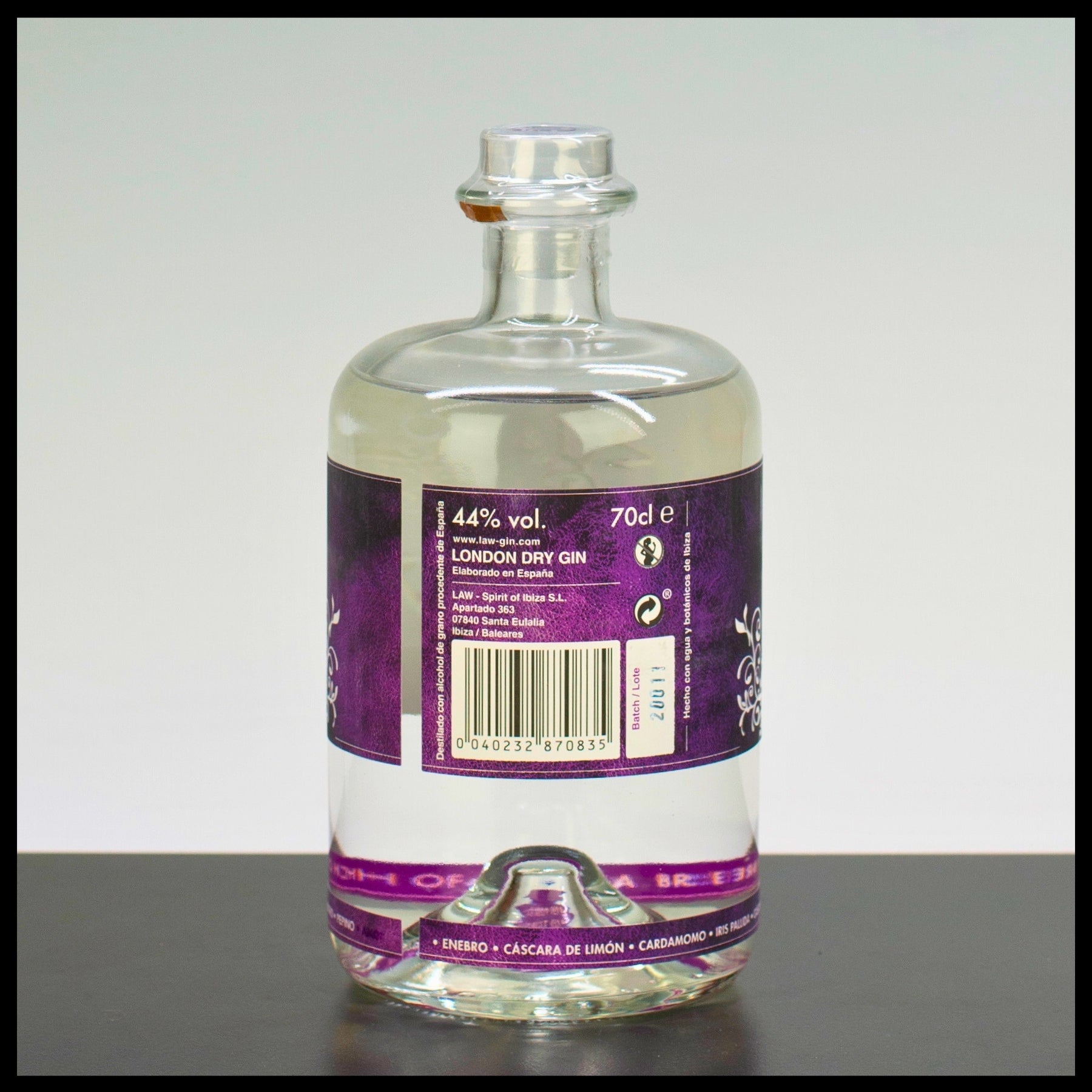 Ibiza LAW Gin 0,7L - 44% Vol. - Trinklusiv