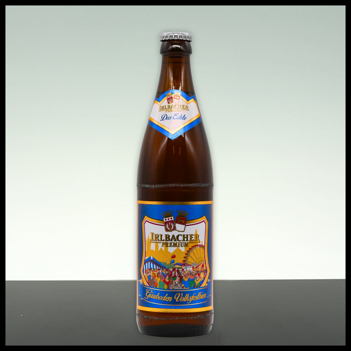 Irlbacher Premium Gäuboden Volksfestbier 0,5L - 5,6% Vol. - Trinklusiv