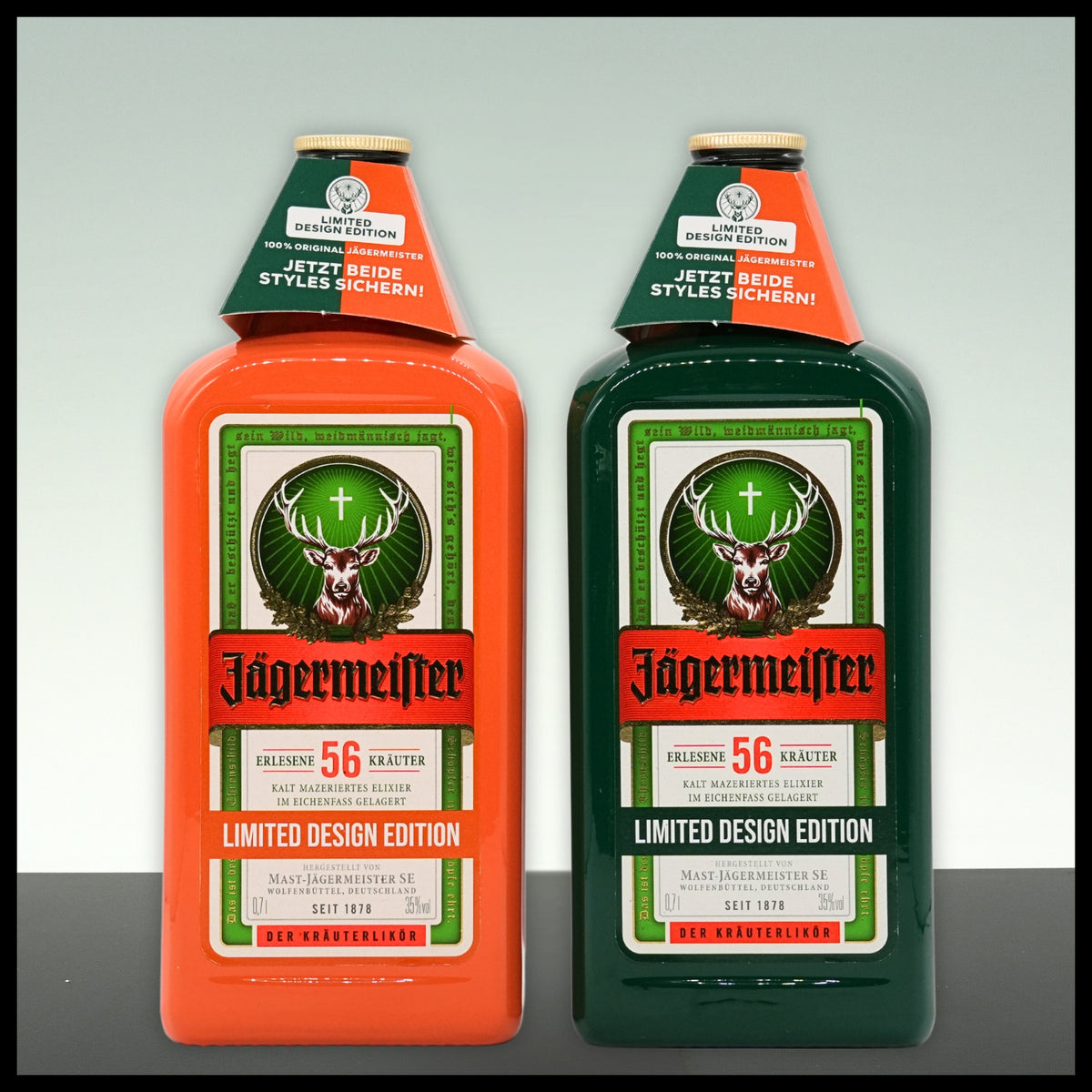 Jägermeister Limited Design Edition Bundle 2x 0,7L - 35% Vol. - Trinklusiv