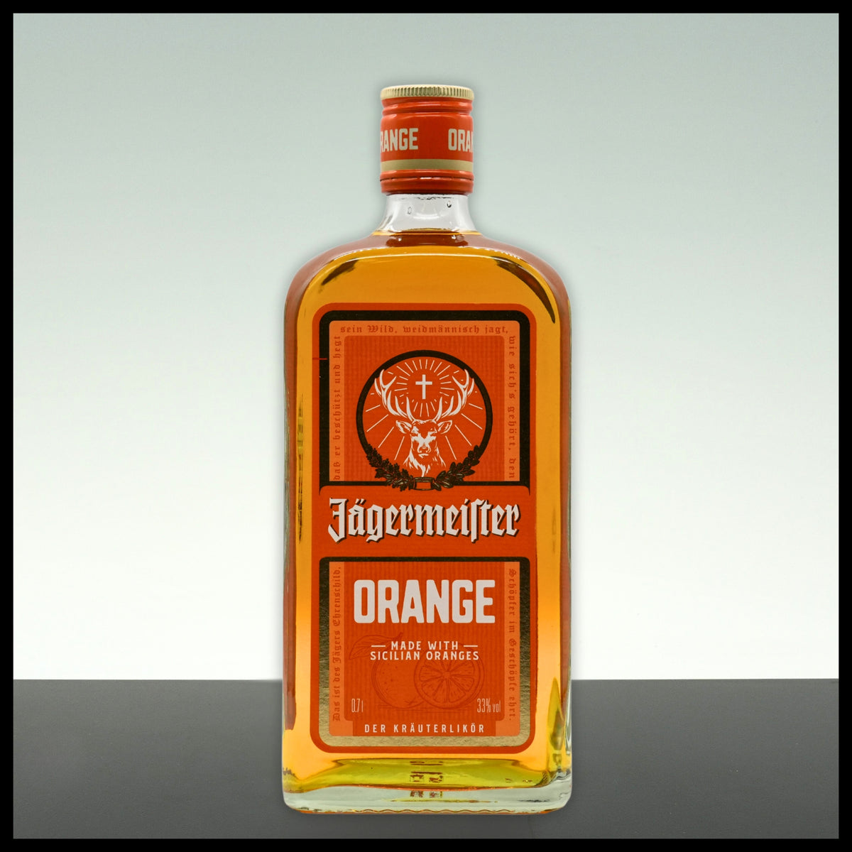 Jägermeister ORANGE 0,7L - 33% Vol. - Trinklusiv