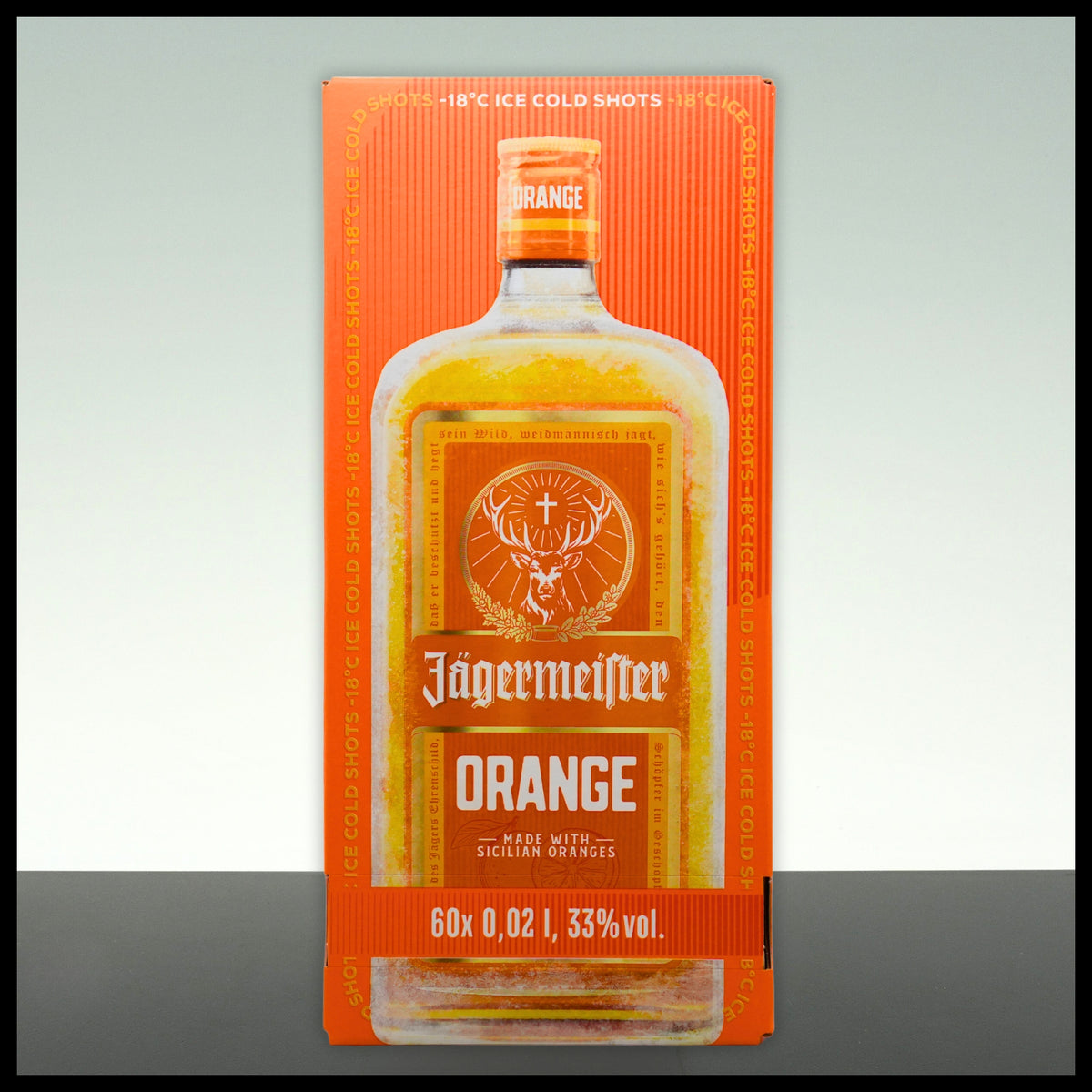 Jägermeister ORANGE Automat 60x 0,02L - 33% Vol. - Trinklusiv