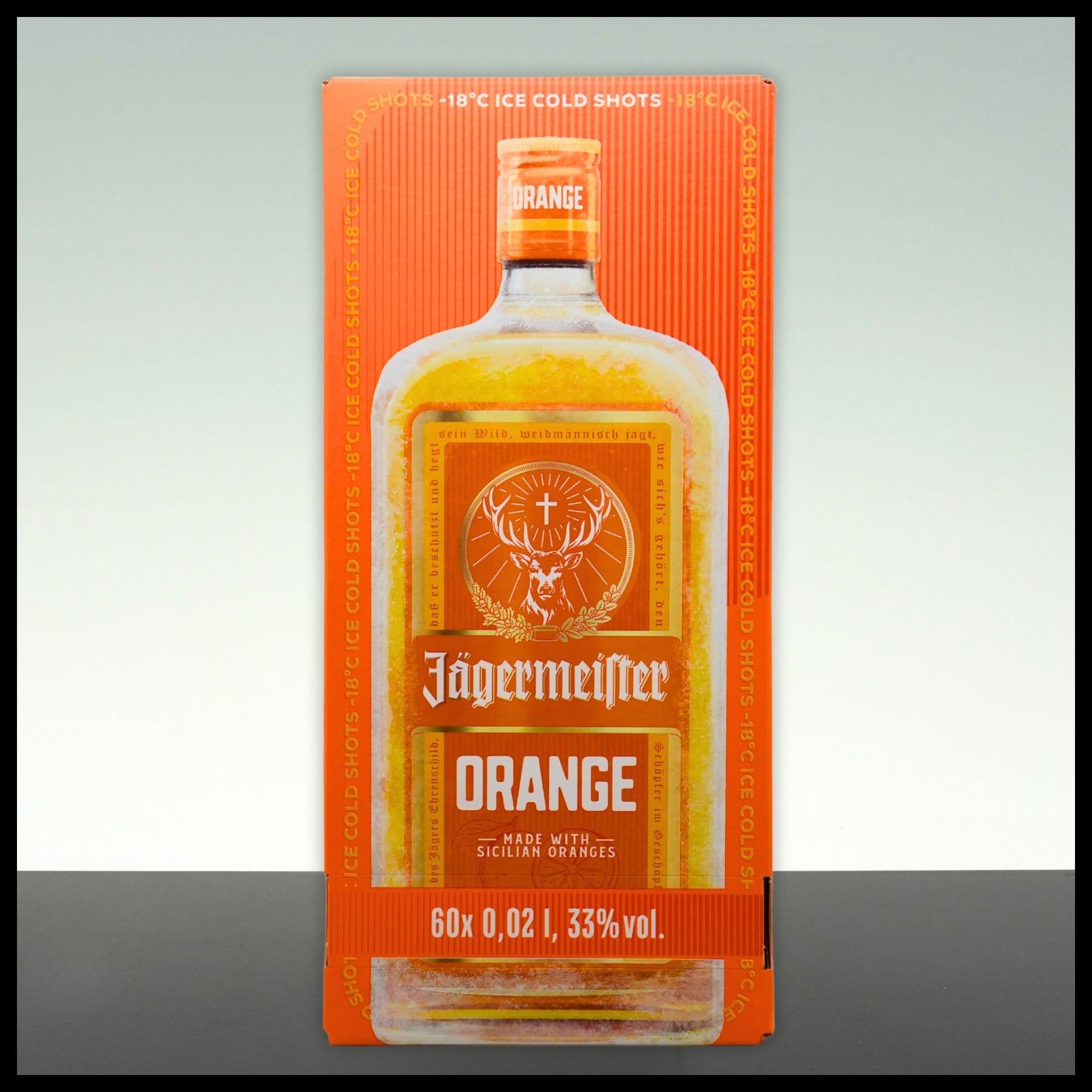 Jägermeister ORANGE Automat 60x 0,02L - 33% Vol. - Trinklusiv