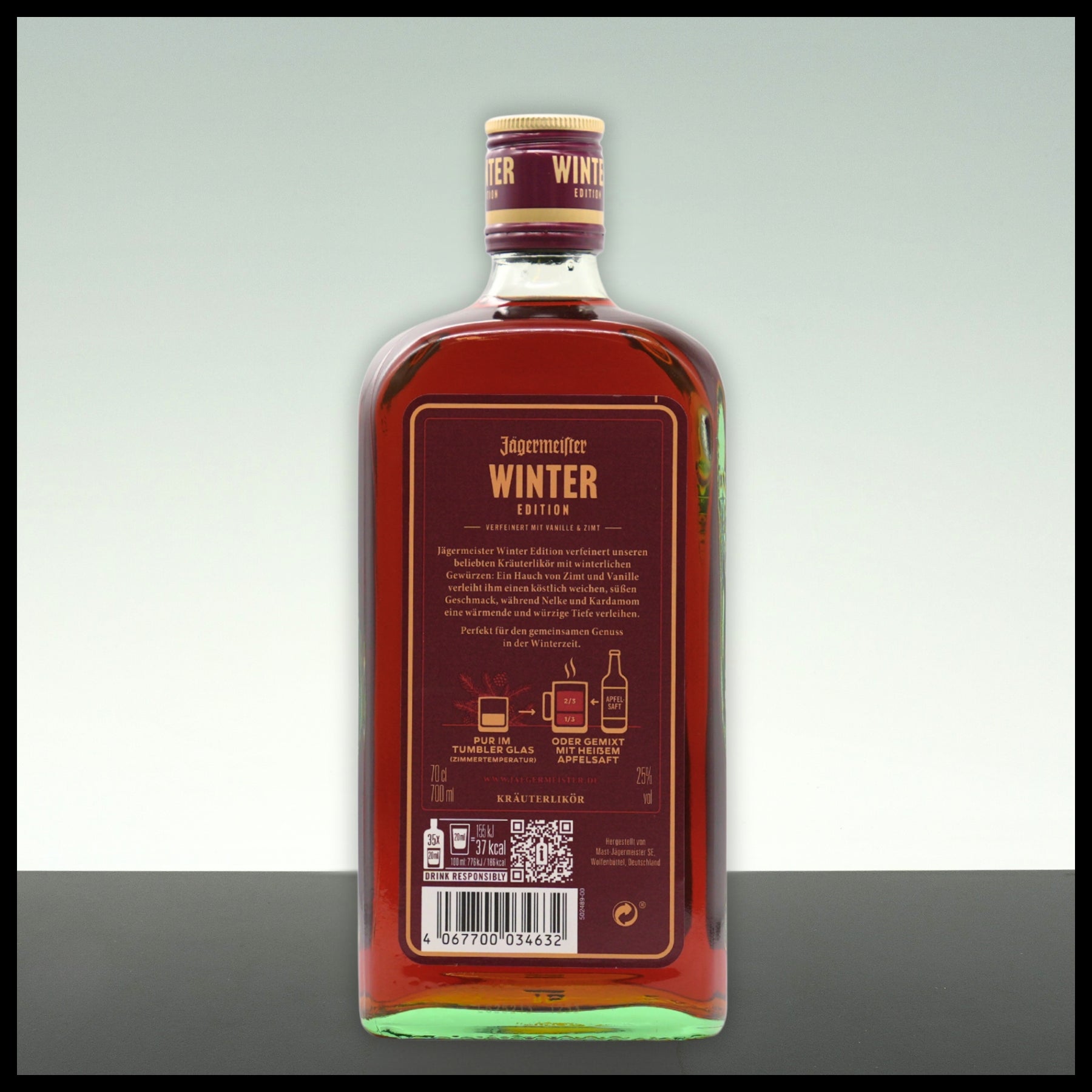 Jägermeister Winter Edition Vanille & Zimt 0,7L - 25% Vol.