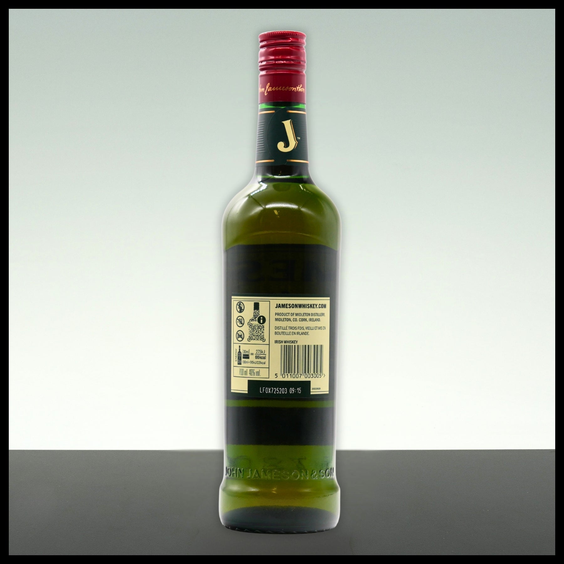 Jameson Irish Whiskey 0,7L - 40% Vol. - Trinklusiv