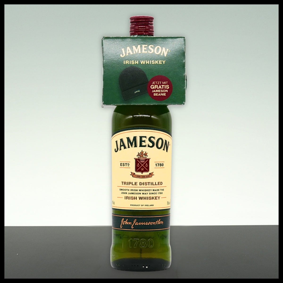 Jameson Irish Whiskey MIT Haube 0,7L - 40% Vol. - Trinklusiv