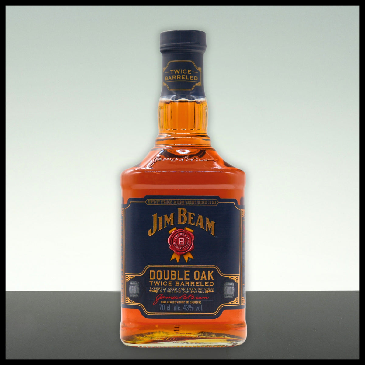 Jim Beam Double Oak Whiskey 0,7L - 43% Vol. - Trinklusiv