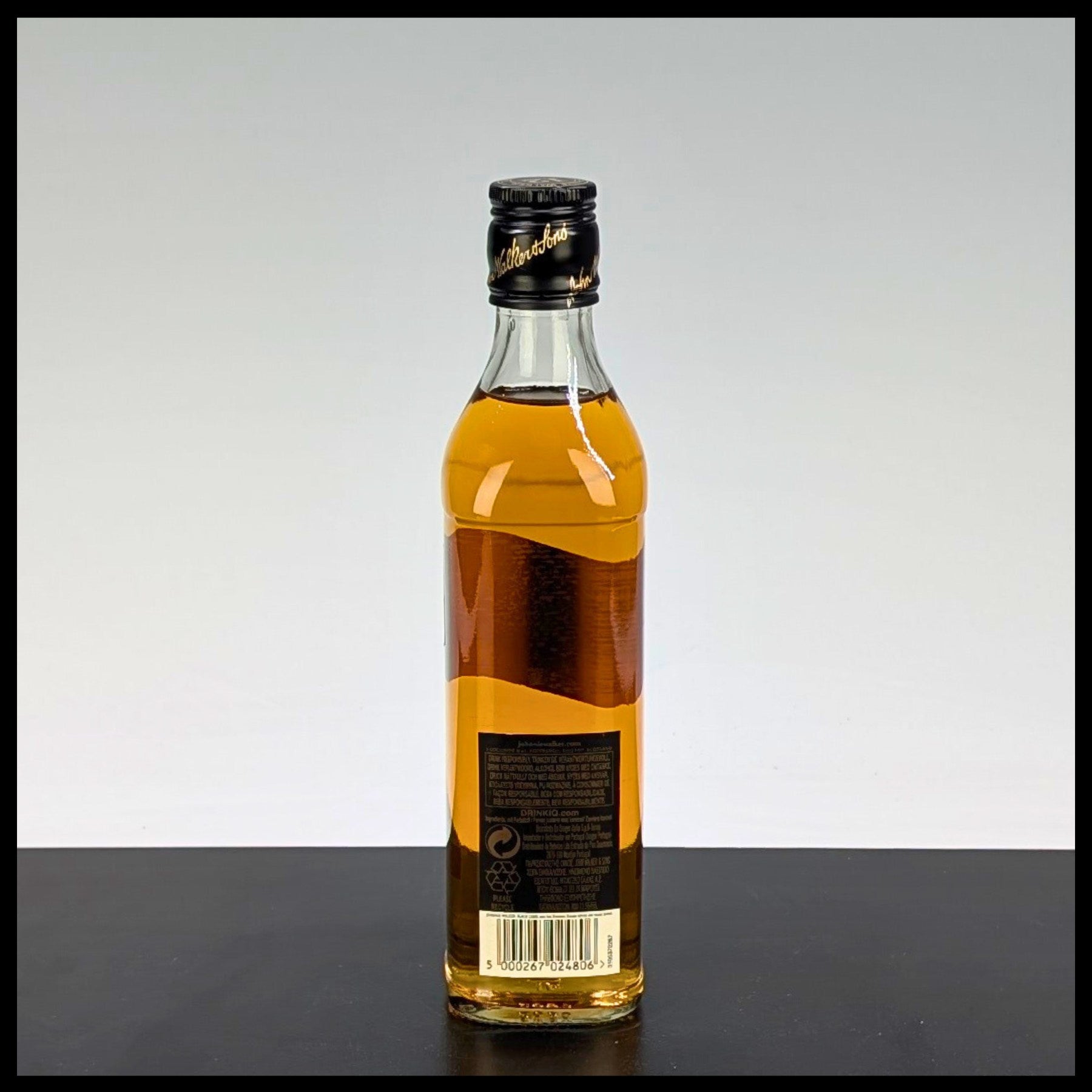 Johnnie Walker Black Label 12 YO Blended Whisky 0,35L - 40% Vol. - Trinklusiv