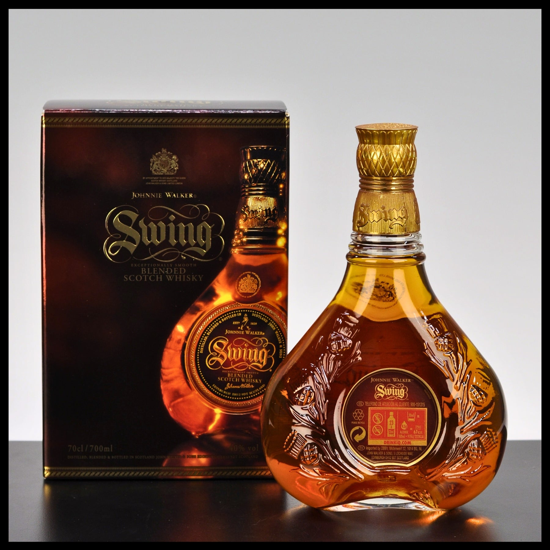 Johnnie Walker Swing Blended Whisky 0,7L - 40% Vol. - Trinklusiv