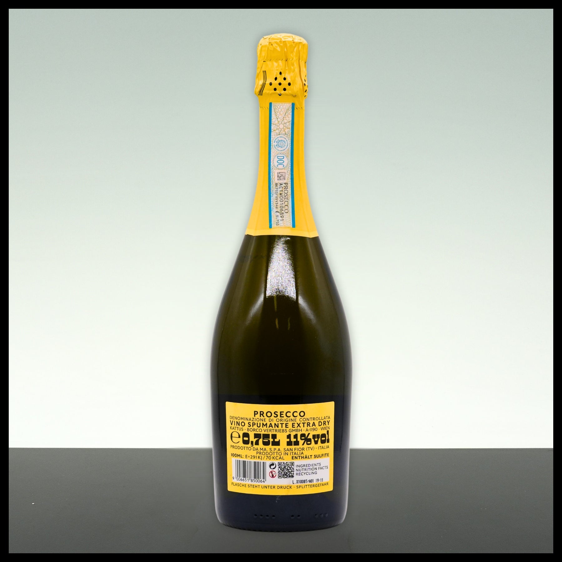 Kattus Prosecco Vino Spumante DOC 0,75L - 11% Vol. - Trinklusiv
