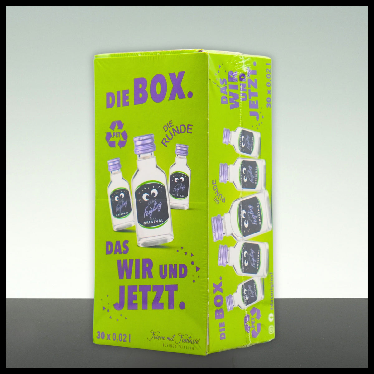 Kleiner Feigling PET Party Box 30x 0,02L - 20% Vol. - Trinklusiv