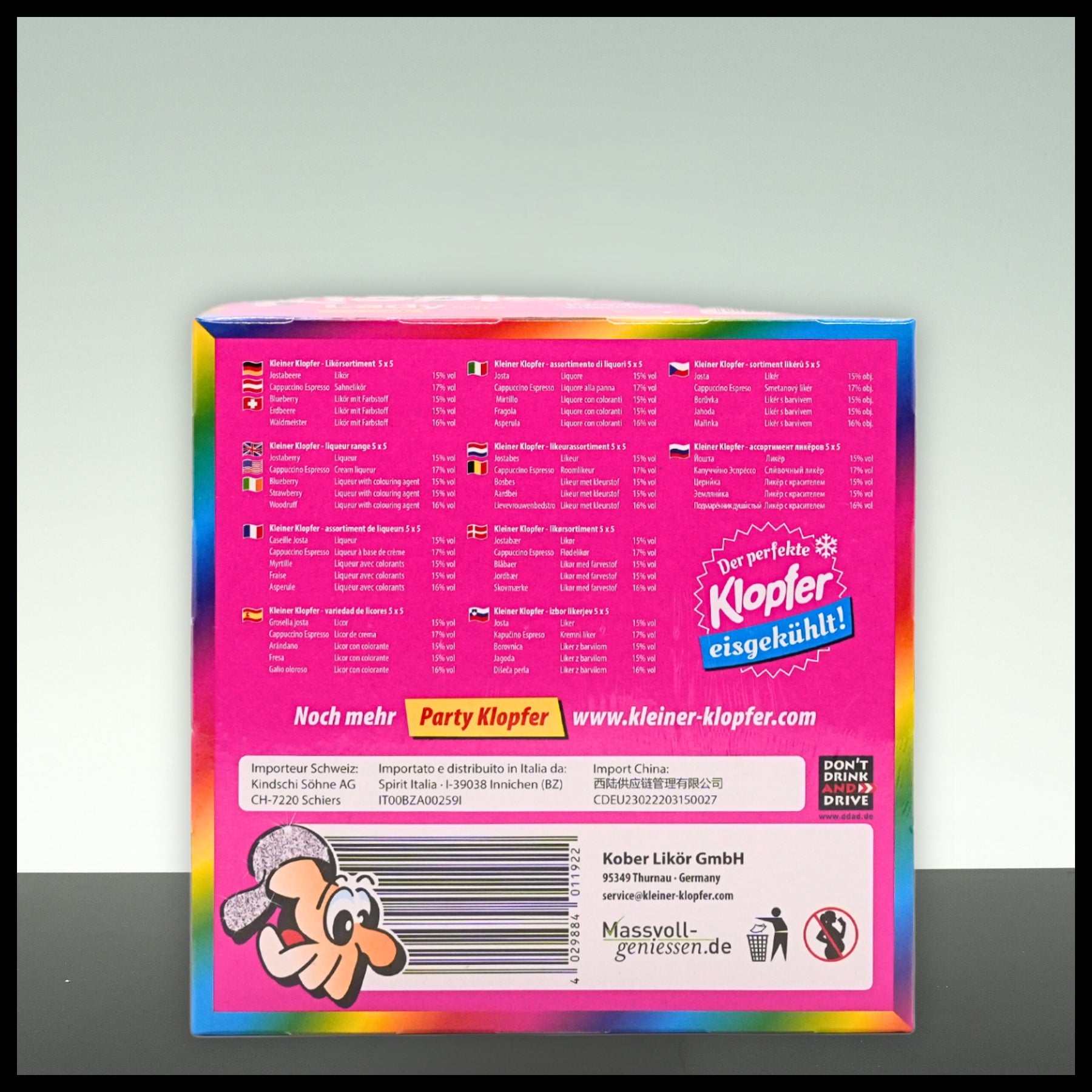 Kleiner Klopfer Lady Mix 25x 0,02L - 16% Vol. - Trinklusiv
