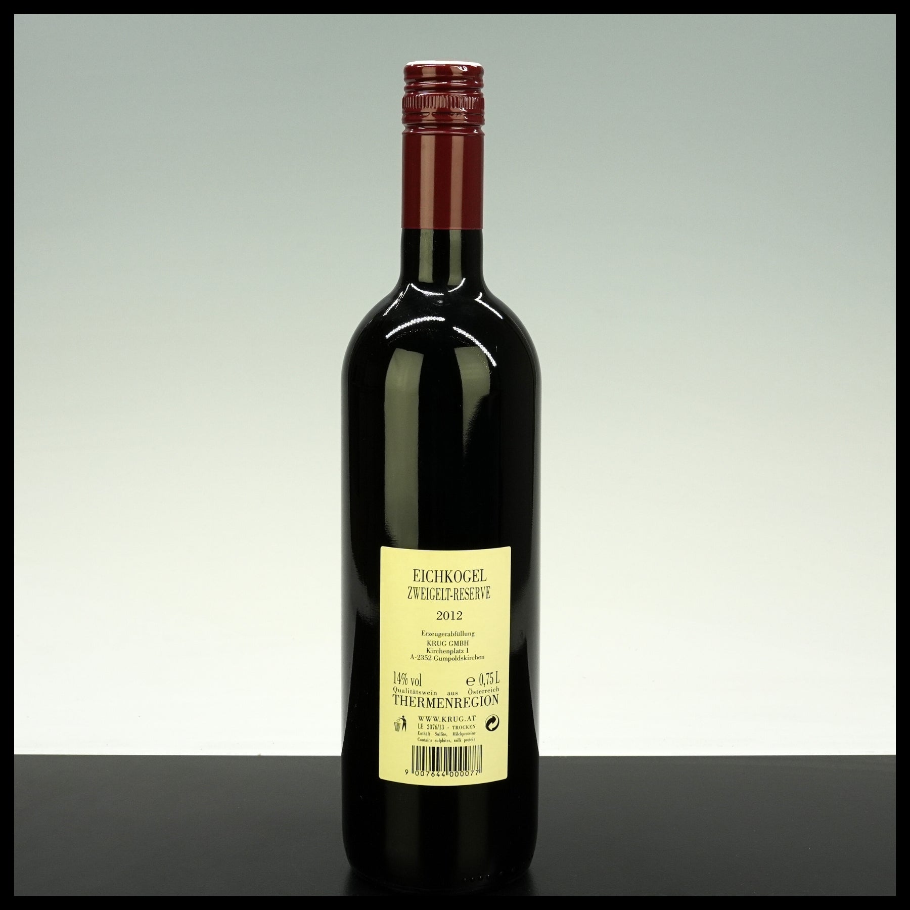 Krug Zweigelt-Reserve Eichkogel 2012 0,75L - 14% Vol. - Trinklusiv