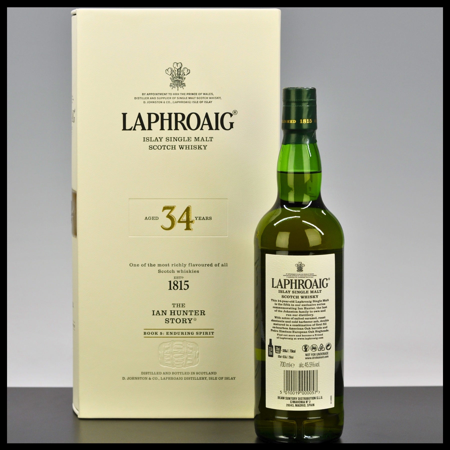 Laphroaig 34 YO Ian Hunter Book 5 0,7L - 45,5% Vol. - Trinklusiv