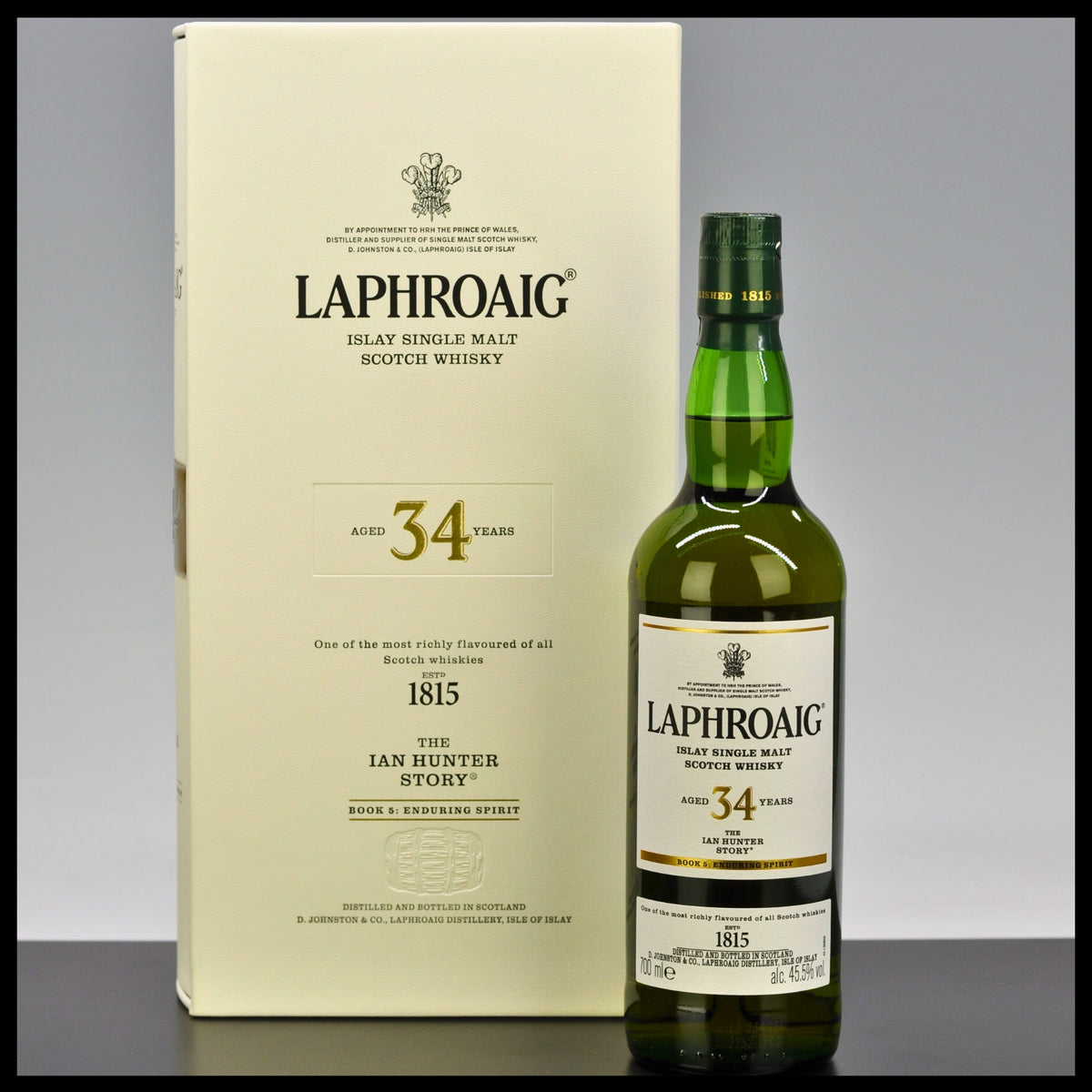 Laphroaig 34 YO Ian Hunter Book 5 0,7L - 45,5% Vol. - Trinklusiv