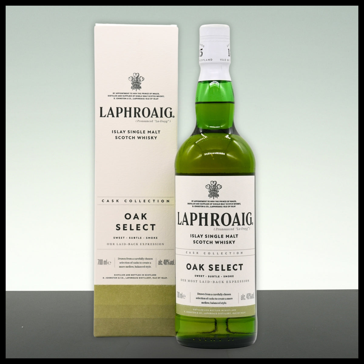 Laphroaig OAK SELECT Islay Single Malt Whisky 0,7L - 40% Vol. - Trinklusiv