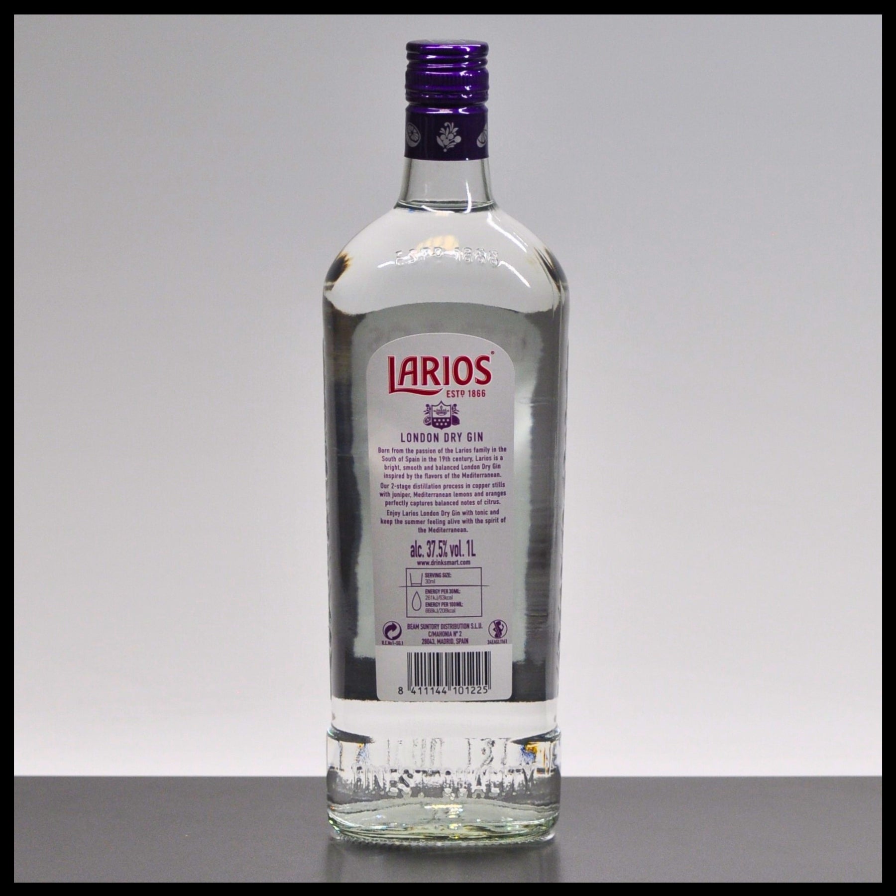 Larios Gin Mediterranea 1L - 37,5% Vol. - Trinklusiv
