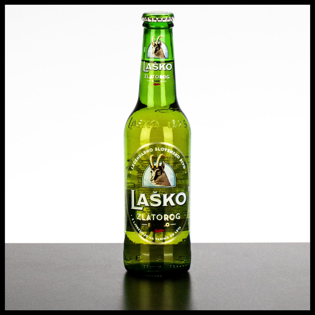 Lasko Zlatorog Lager Bier Flasche 0,33L - 4,9% Vol. - Trinklusiv