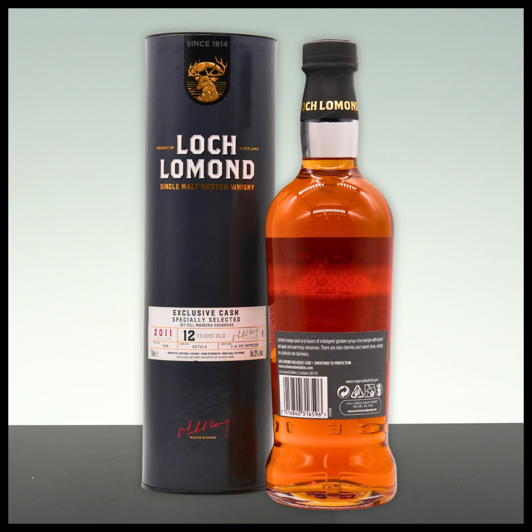 Loch Lomond 12 YO MADEIRA CASK Limited Edition Whisky 0,7L - 55,3% Vol. - Trinklusiv