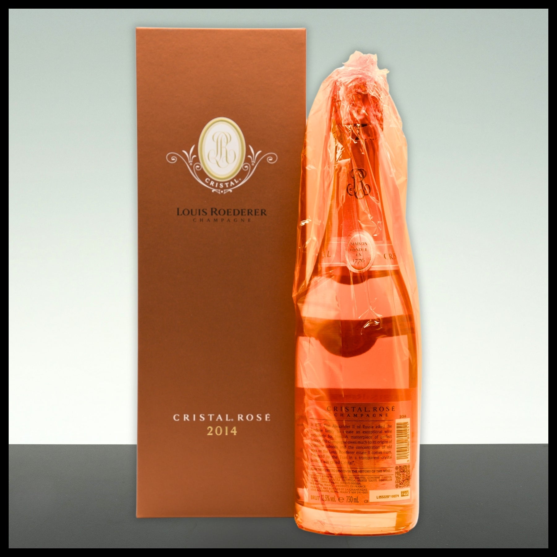 Louis Roederer Cristal Rosé 2014 MIT Geschenkbox 0,75L - 12,5% Vol. - Trinklusiv