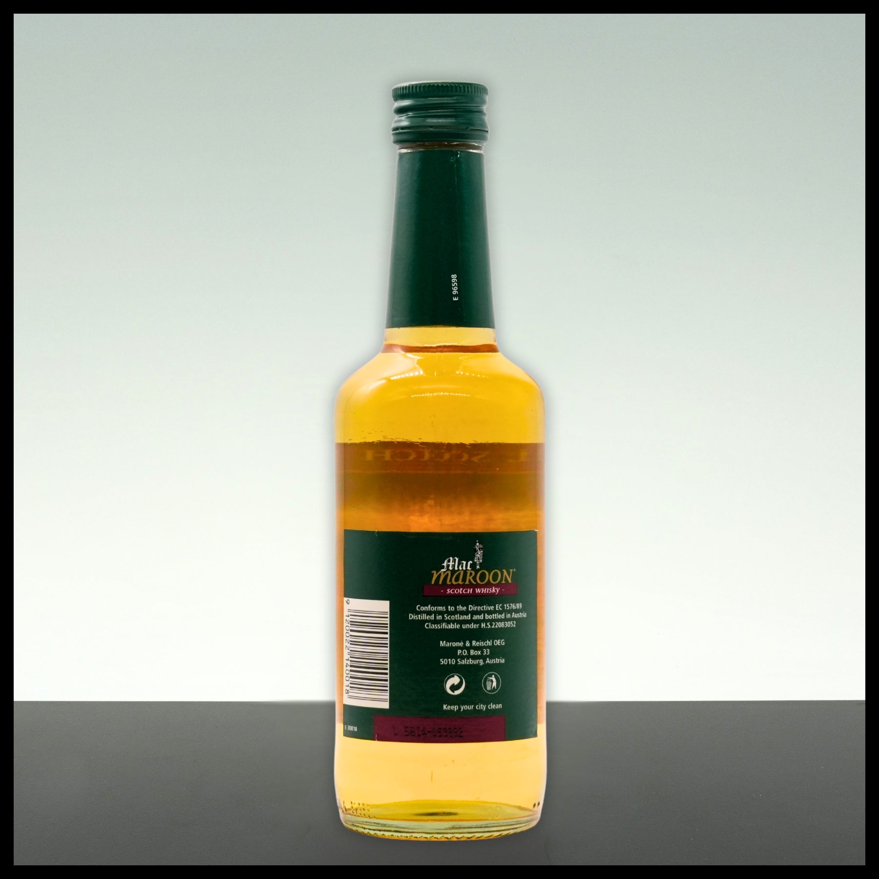 Mac Maroon Scotch Whisky 0,35L - 40% Vol. - Trinklusiv