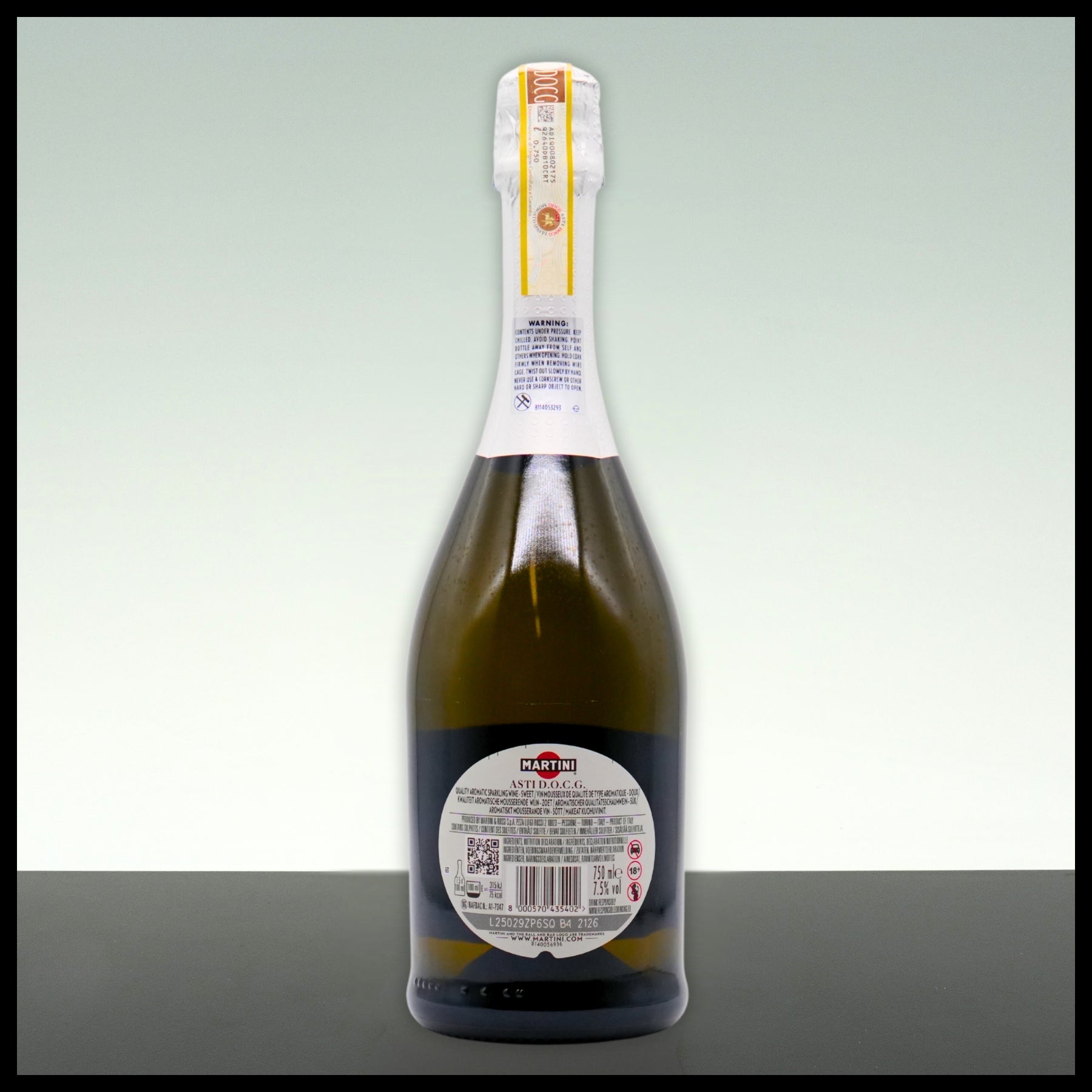 Martini Asti Spumante DOCG 0,75L - 7,5% Vol. - Trinklusiv