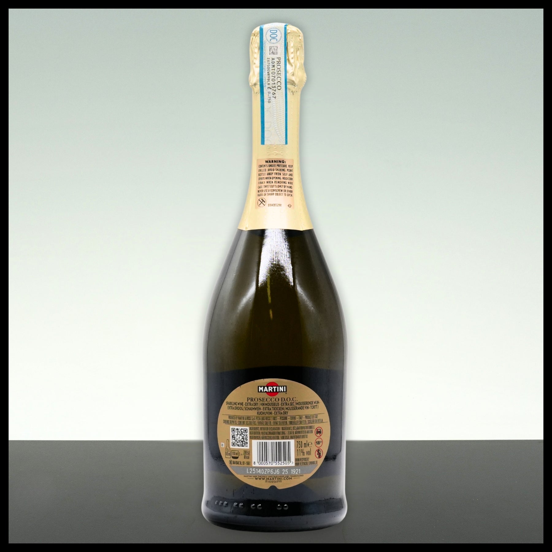 Martini Prosecco DOC 0,75L - 11% Vol. - Trinklusiv